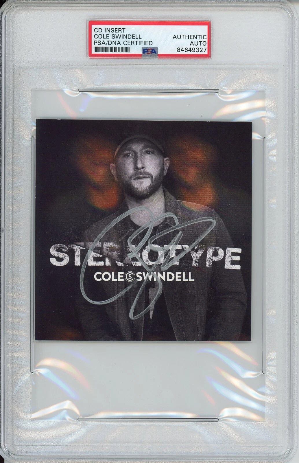 Signed COLE SWINDELL CD Insert Stereotype Album Autographed PSA DNA CERTIFIED