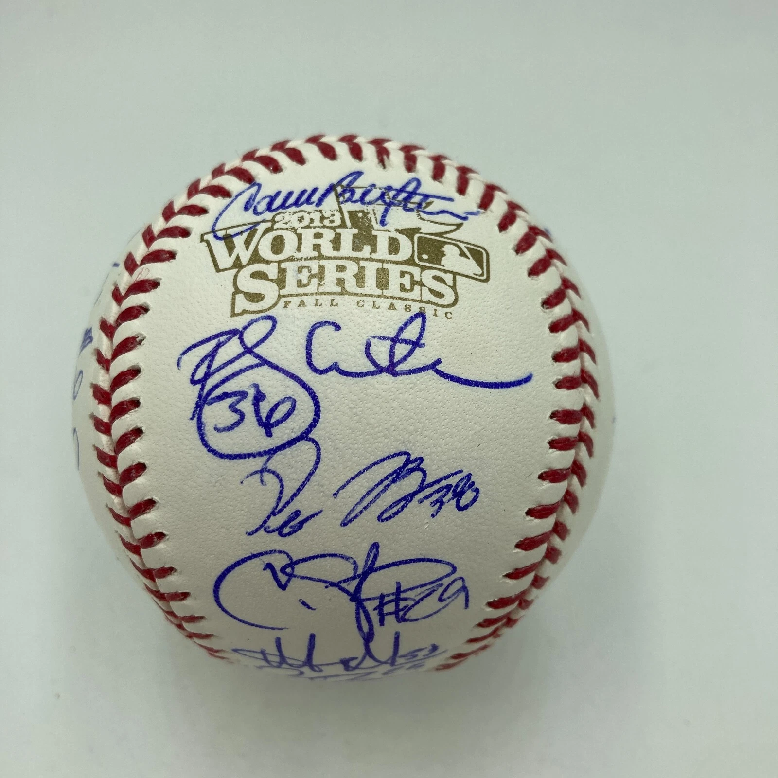 2013 Boston Red Sox & St. Louis Cardinals Signed World Series Baseball JSA COA