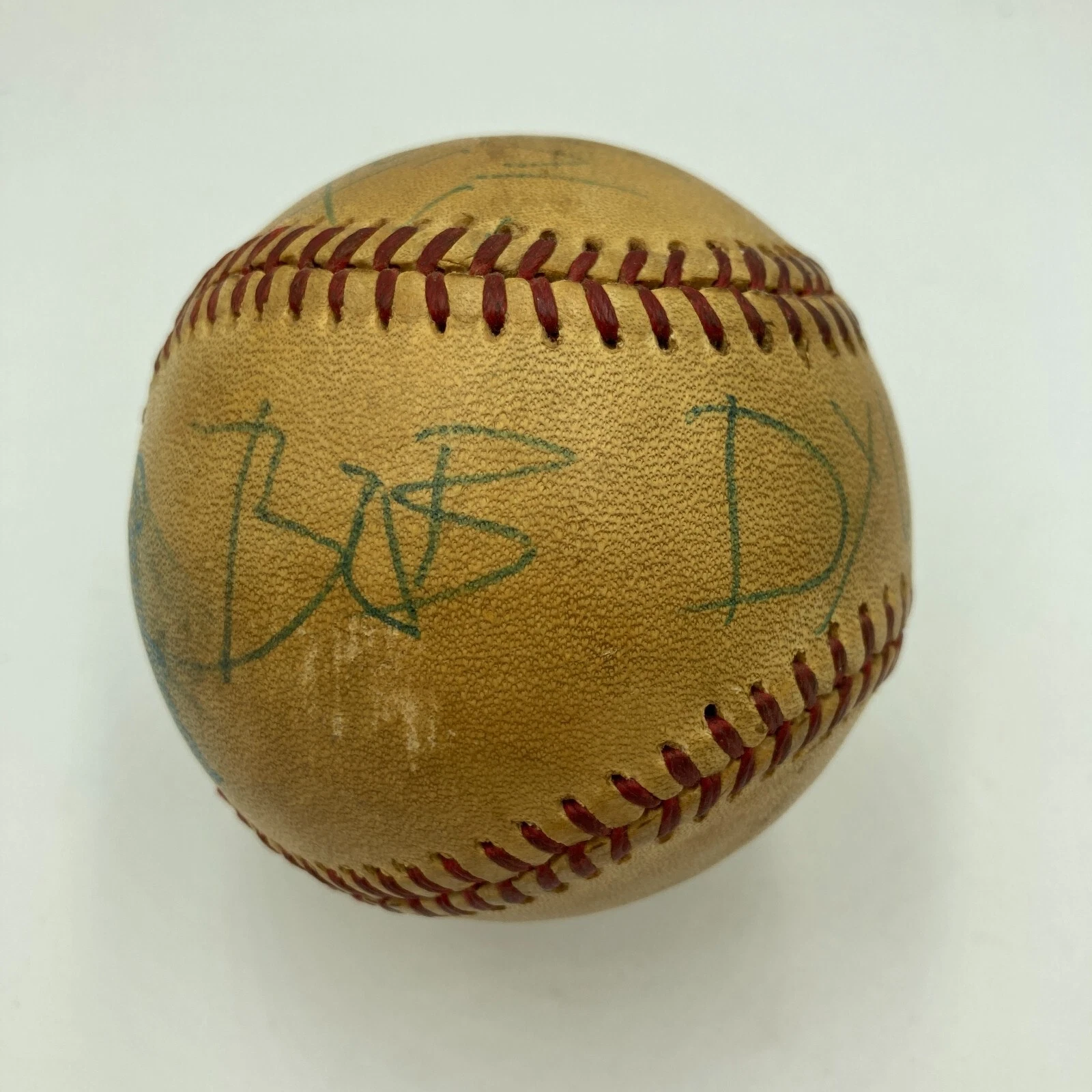 Bob Dylan Single Signed American League Baseball JSA COA RARE