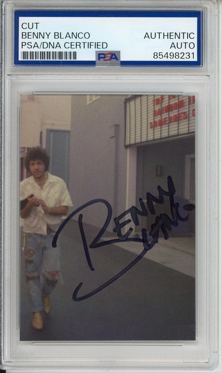 SIGNED Benny Blanco I Said Love You Picture Card PSA DNA COA Authentic Autograph