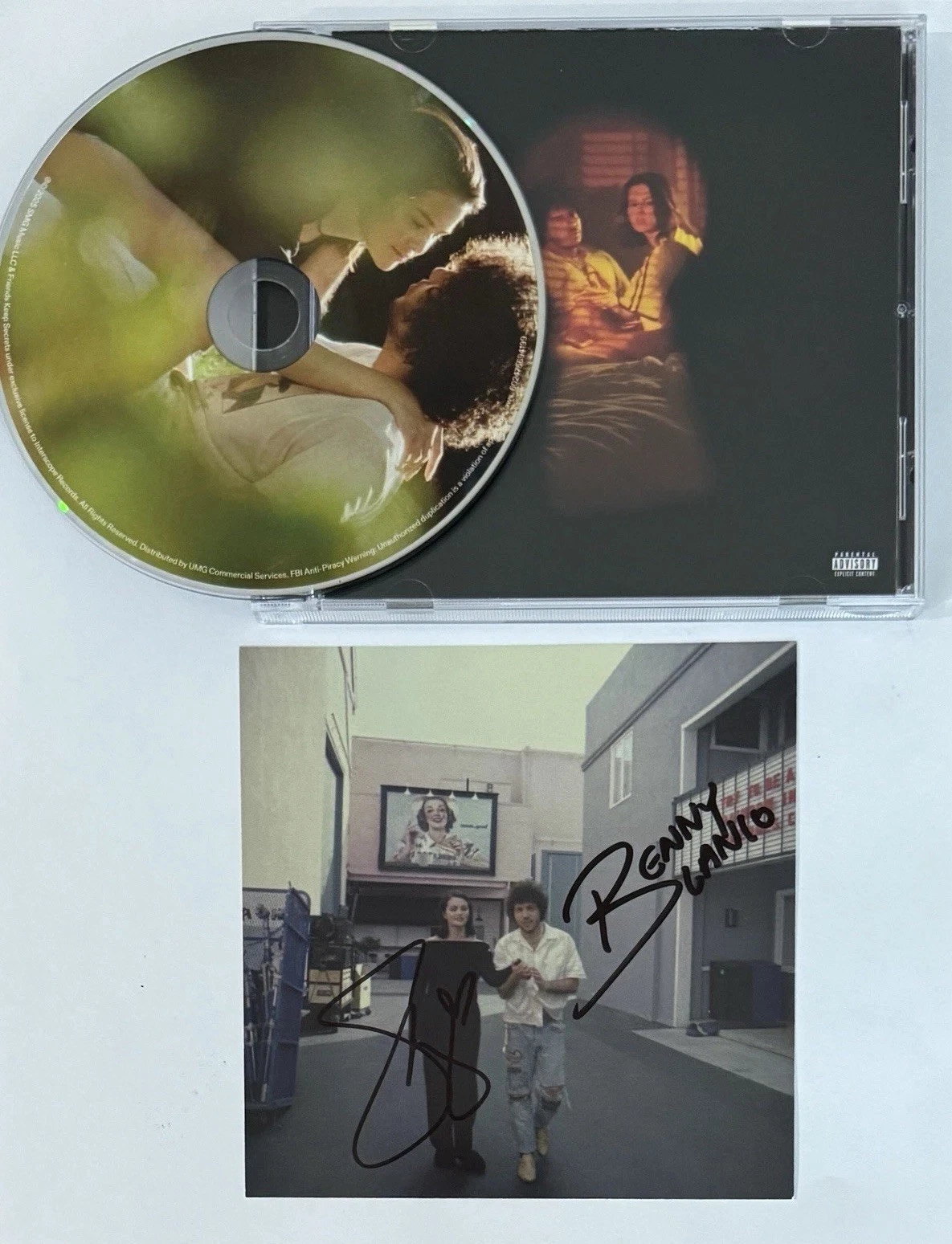 SIGNED Selena Gomez Benny Blanco Love You Autographed Art Card & CD PSA DNA COA