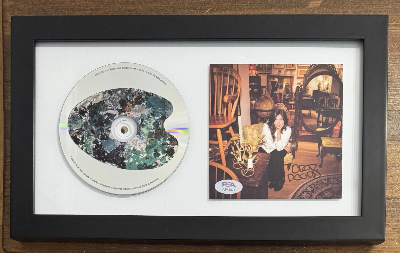 FRAMED SIGNED Lucy Dacus Forever Is Feeling Art Card & CD PSA DNA COA Boygenius