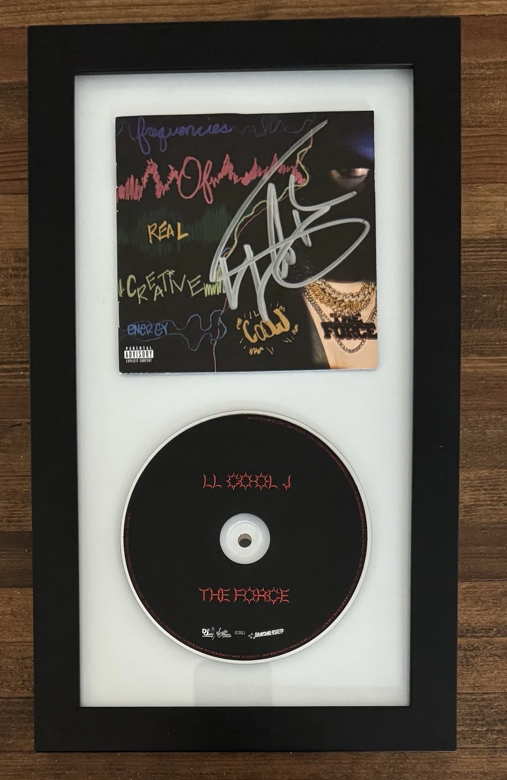 FRAMED SIGNED LL Cool J The Force CD Cover Book Booklet Autographed PSA DNA COA