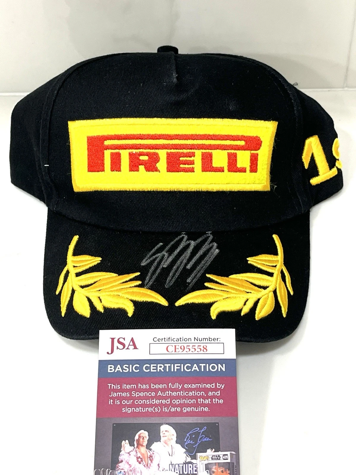 Gabriel Bortoleto Hand Signed Pirelli Racing Hat Brazil F1 Racer JSA Cert #1