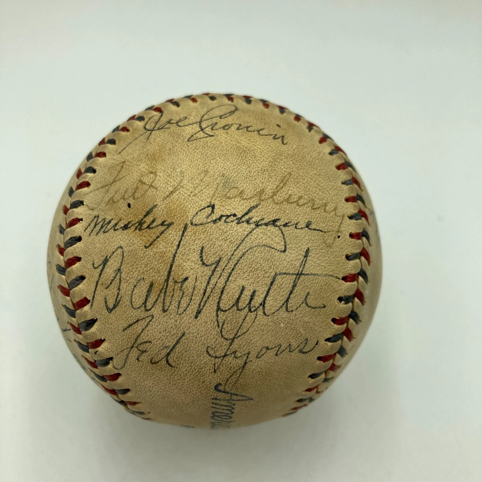 Babe Ruth & Lou Gehrig 1933 First All Star Game Signed Baseball JSA COA