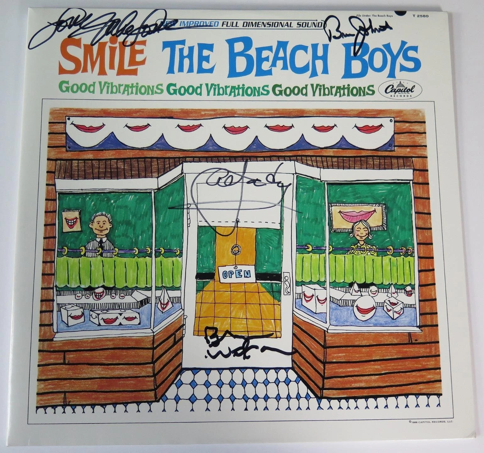 Brian Wilson THE BEACH BOYS Signed Autograph 