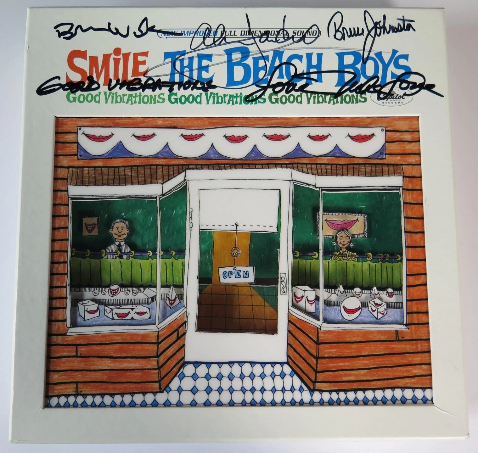 Brian Wilson THE BEACH BOYS Signed Autograph 