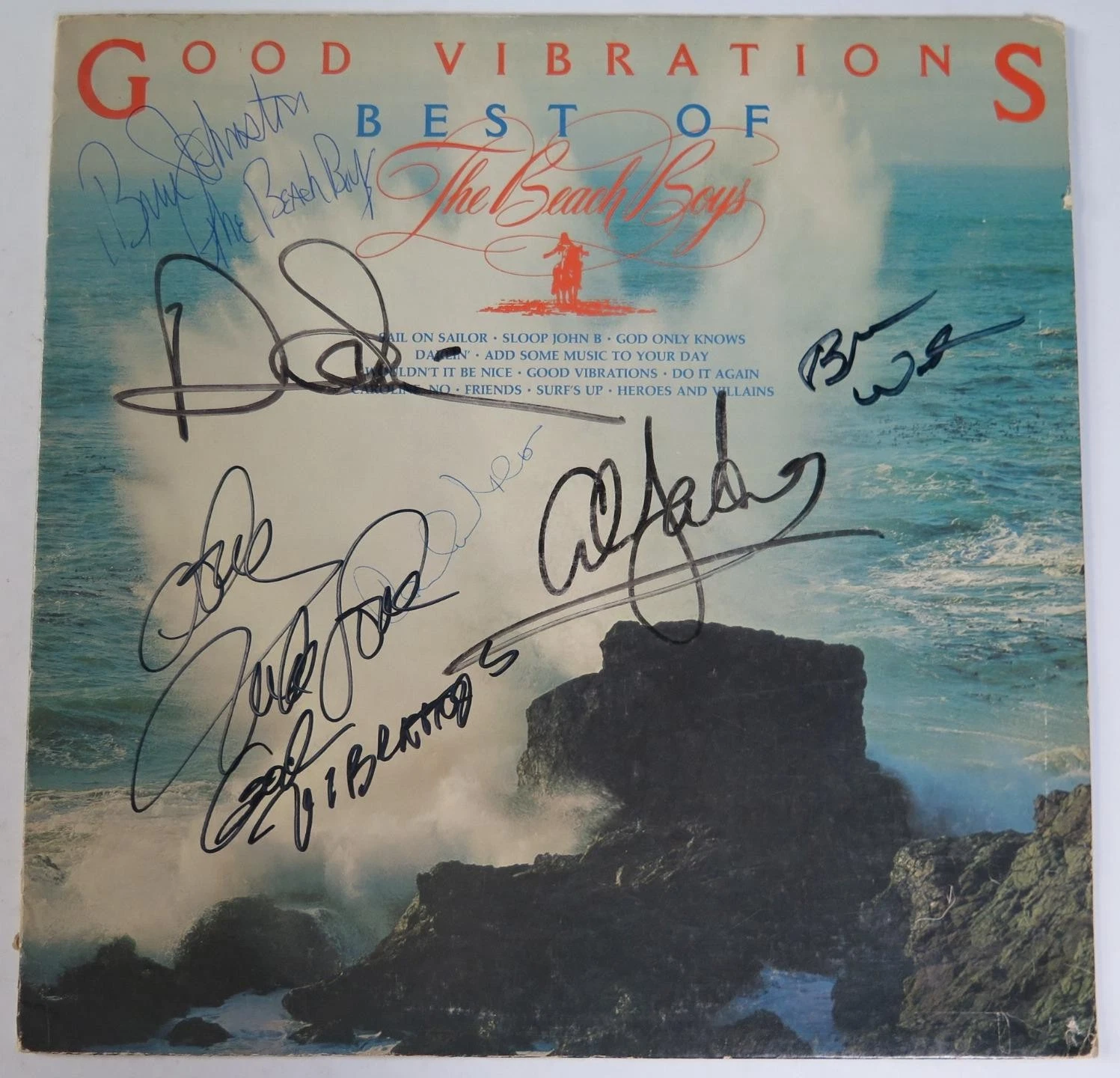 Brian Wilson THE BEACH BOYS Signed Autograph 