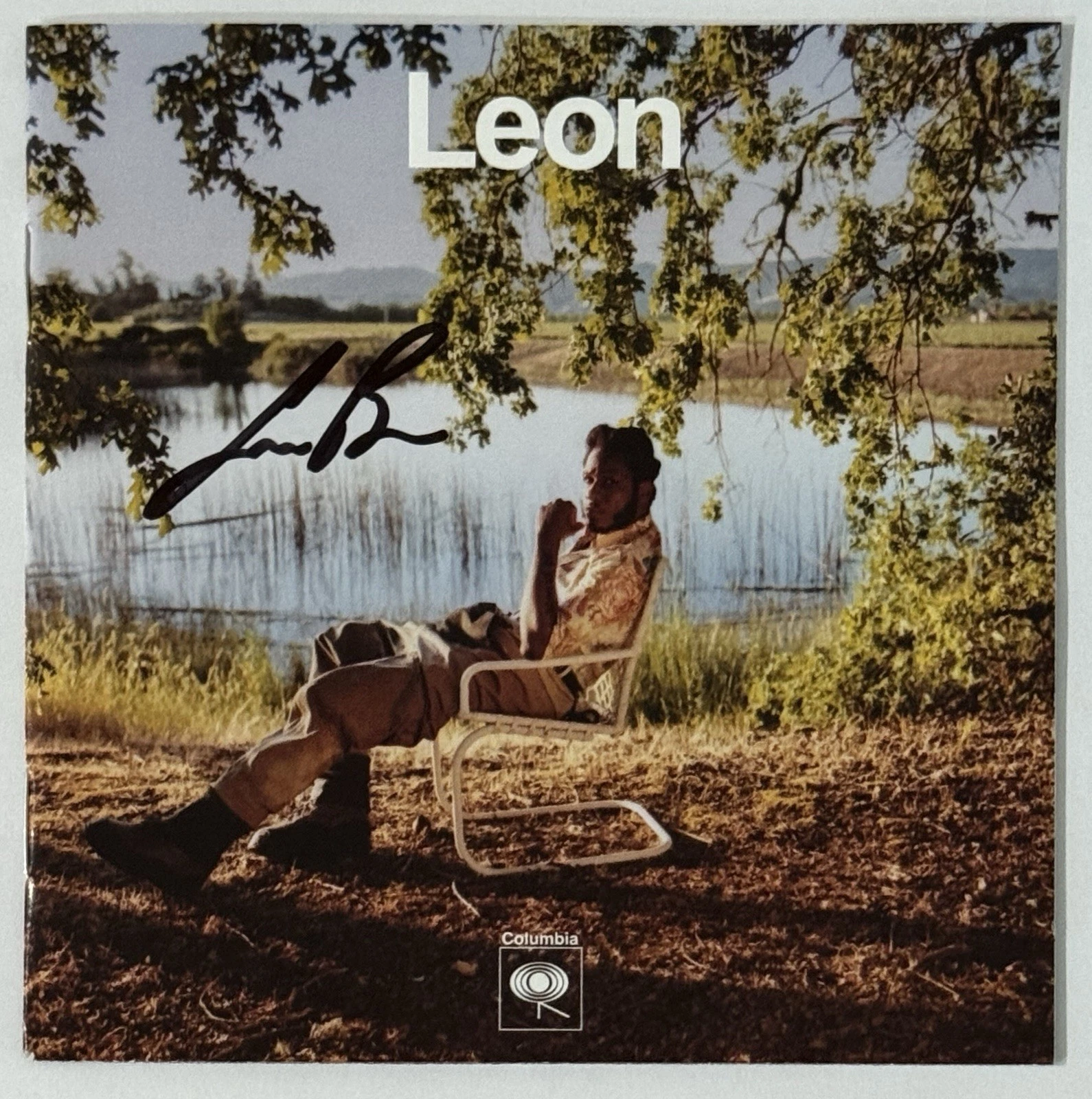 SIGNED Leon Bridges LEON Album Cover Booklet Book & CD Beckett BAS COA Autograph