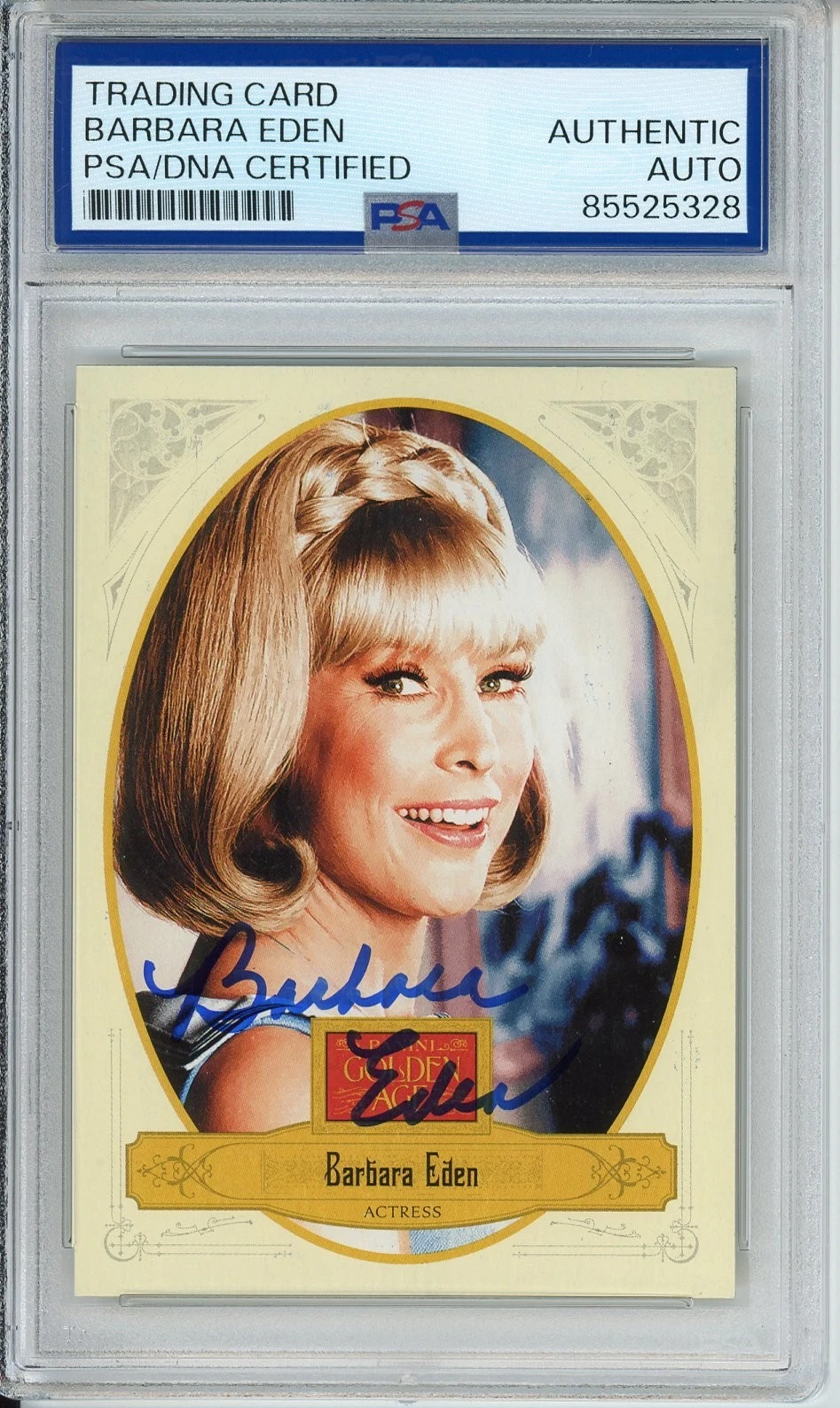 2012 Panini Golden Age I Dream Jeannie Barbara Eden SIGNED Autograph PSA DNA COA