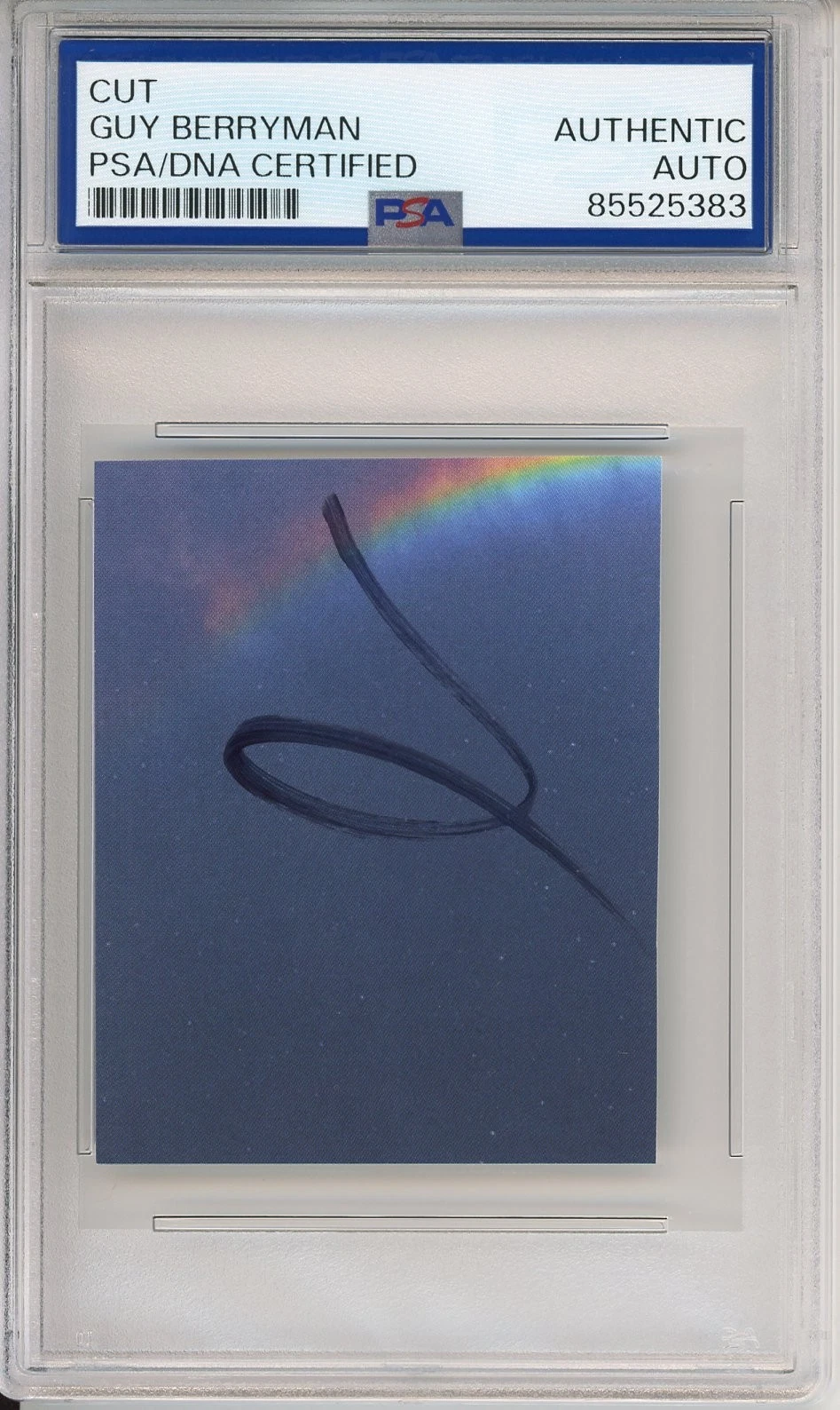 Guy Berryman Coldplay SIGNED Cut Signature PSA DNA COA Certified Autographed