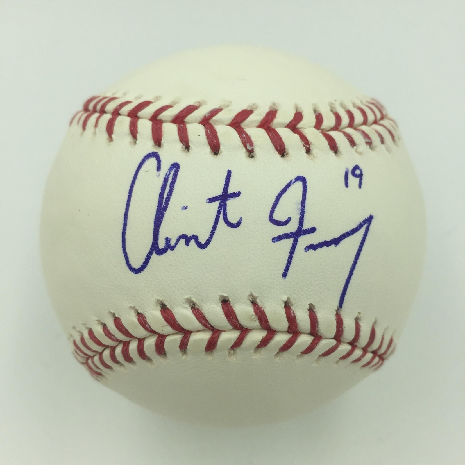 Clint Frazier Pre Rookie High School Signed Major League Baseball JSA COA