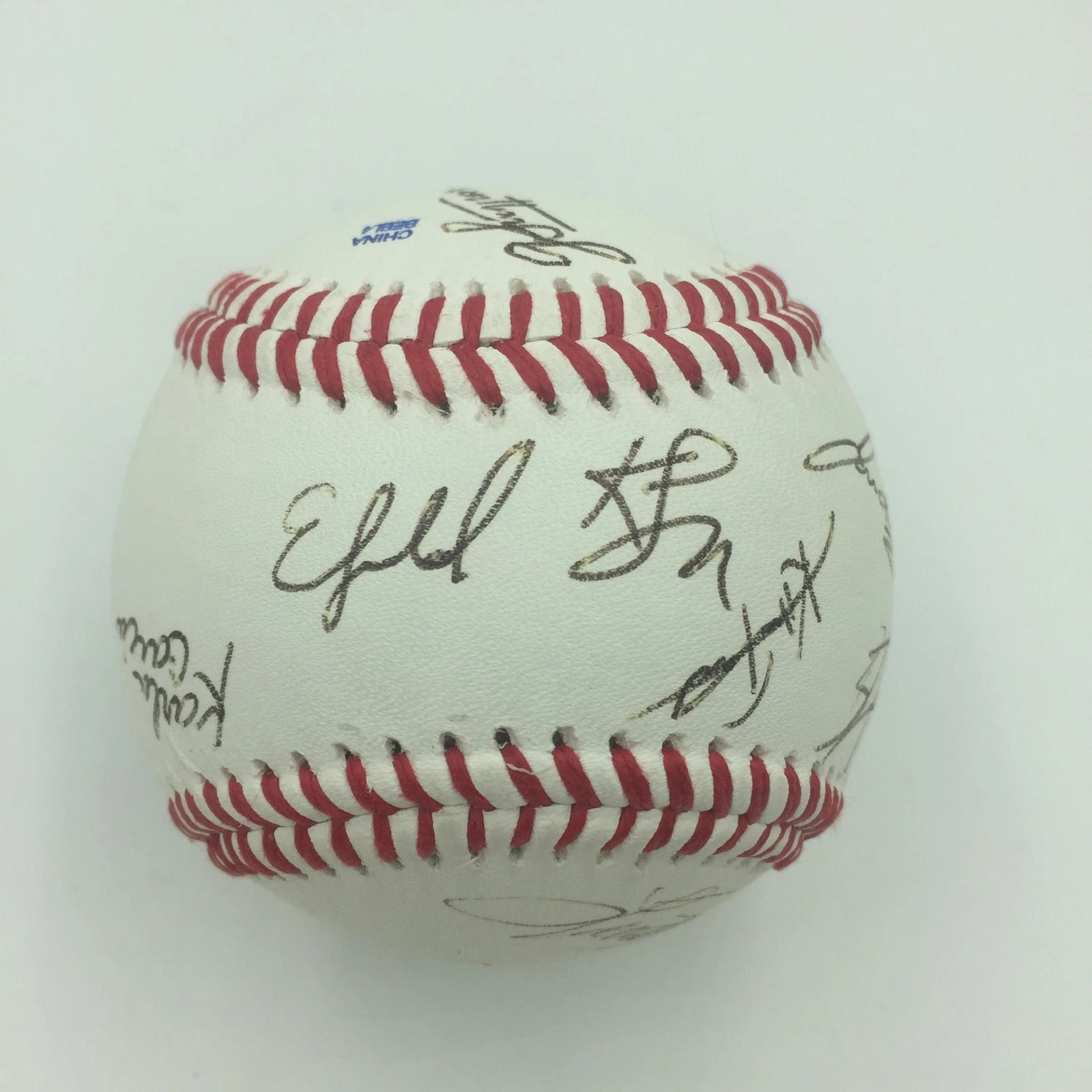 Rare Hamilton Cast Multi Signed Baseball 16 Signatures JSA COA Broadway Show