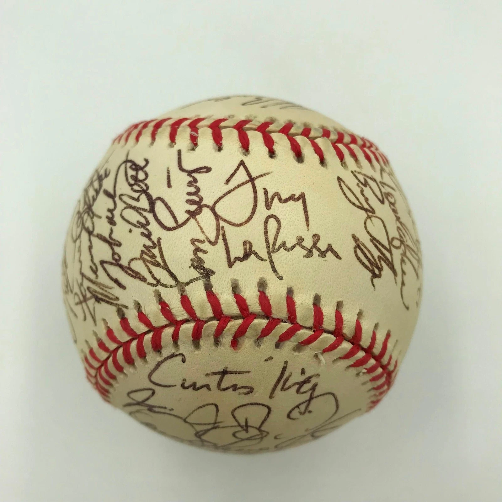 1997 St. Louis Cardinals Team Signed National League Baseball With Mark Mcgwire