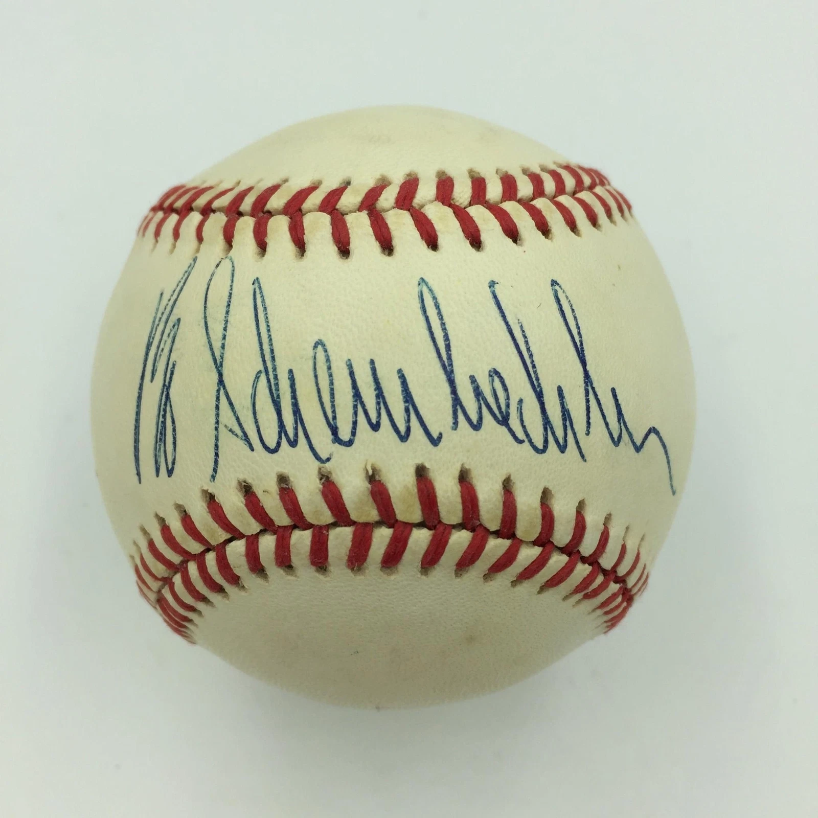 RARE Bo Schembechler Single Signed Baseball JSA COA NCAA Michigan Wolverines