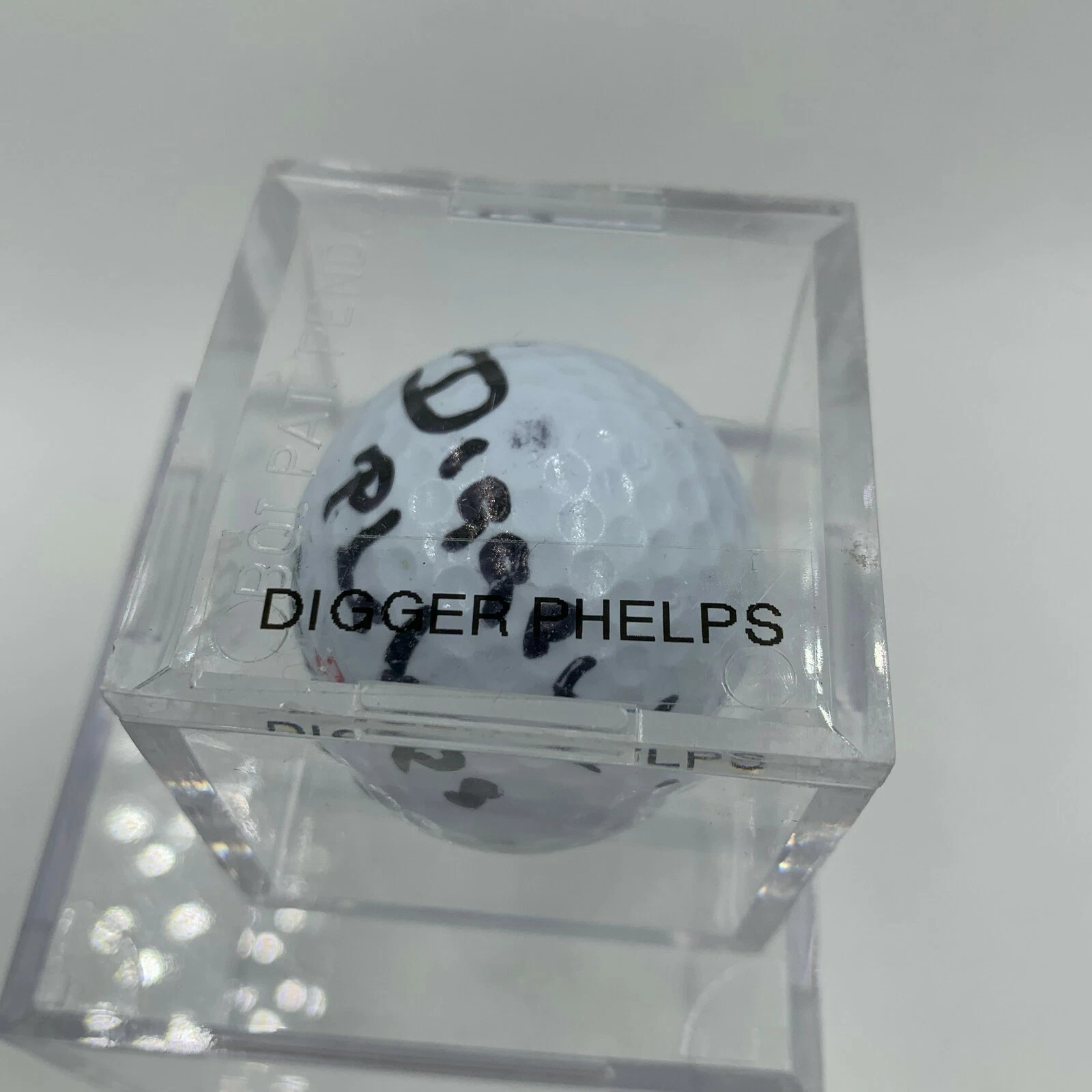 Digger Phelps Notre Dame Irish Signed Autographed Golf Ball PGA With JSA COA