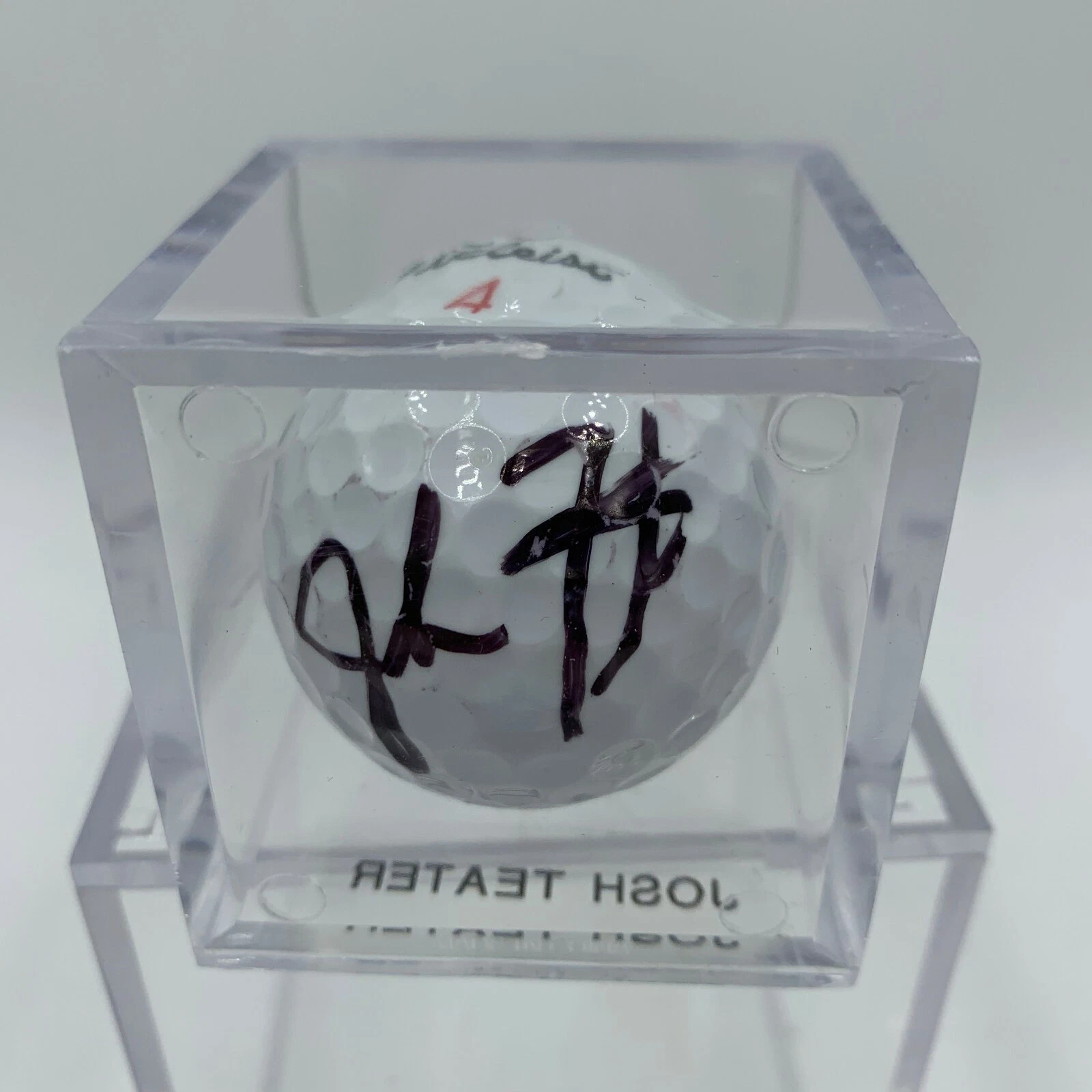Josh Teater Signed Autographed Golf Ball PGA With JSA COA