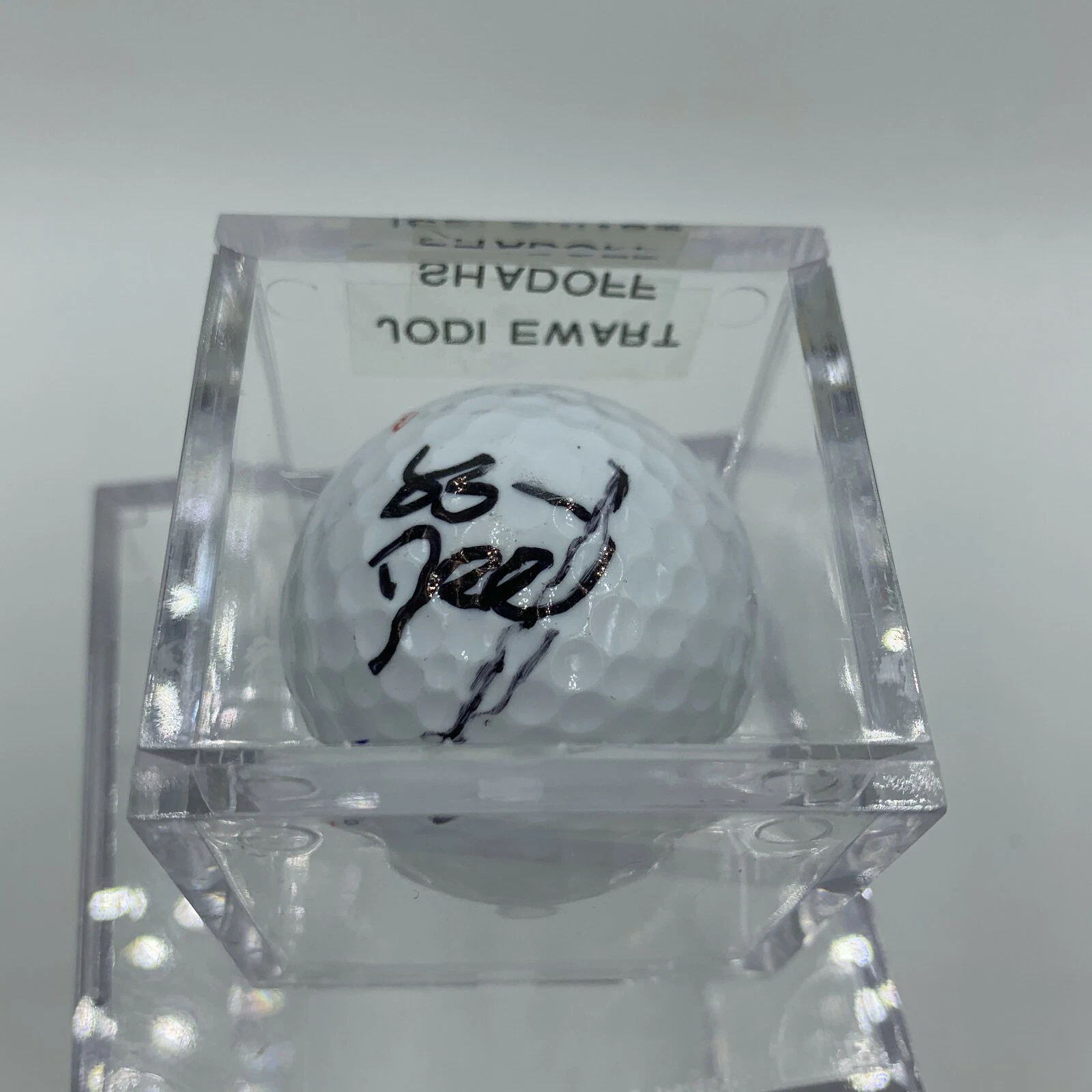 Jodi Ewart Shadoff Signed Autographed Golf Ball PGA With JSA COA