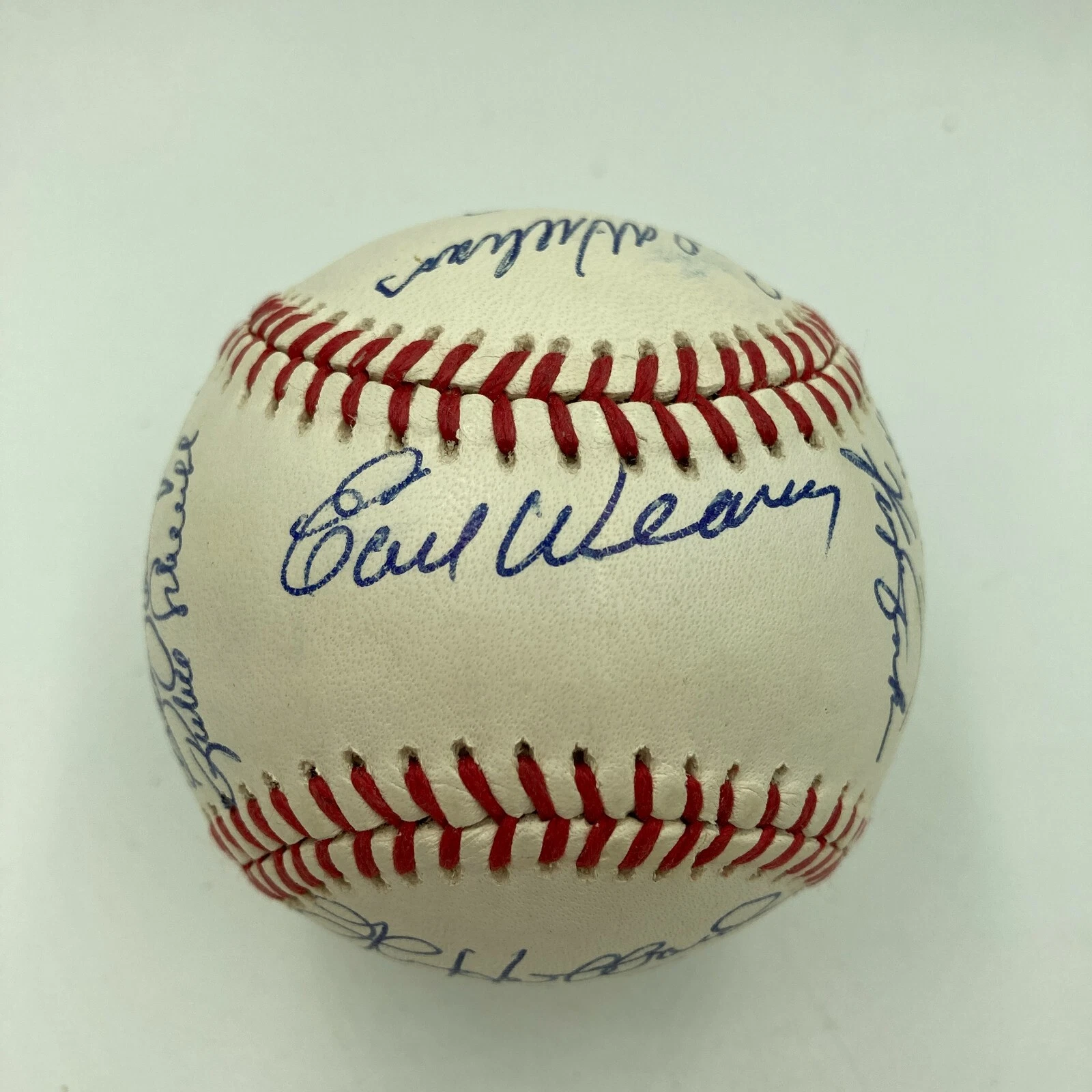 Earl Weaver  Baseball Legends Signed Baseball With 18 Signatures