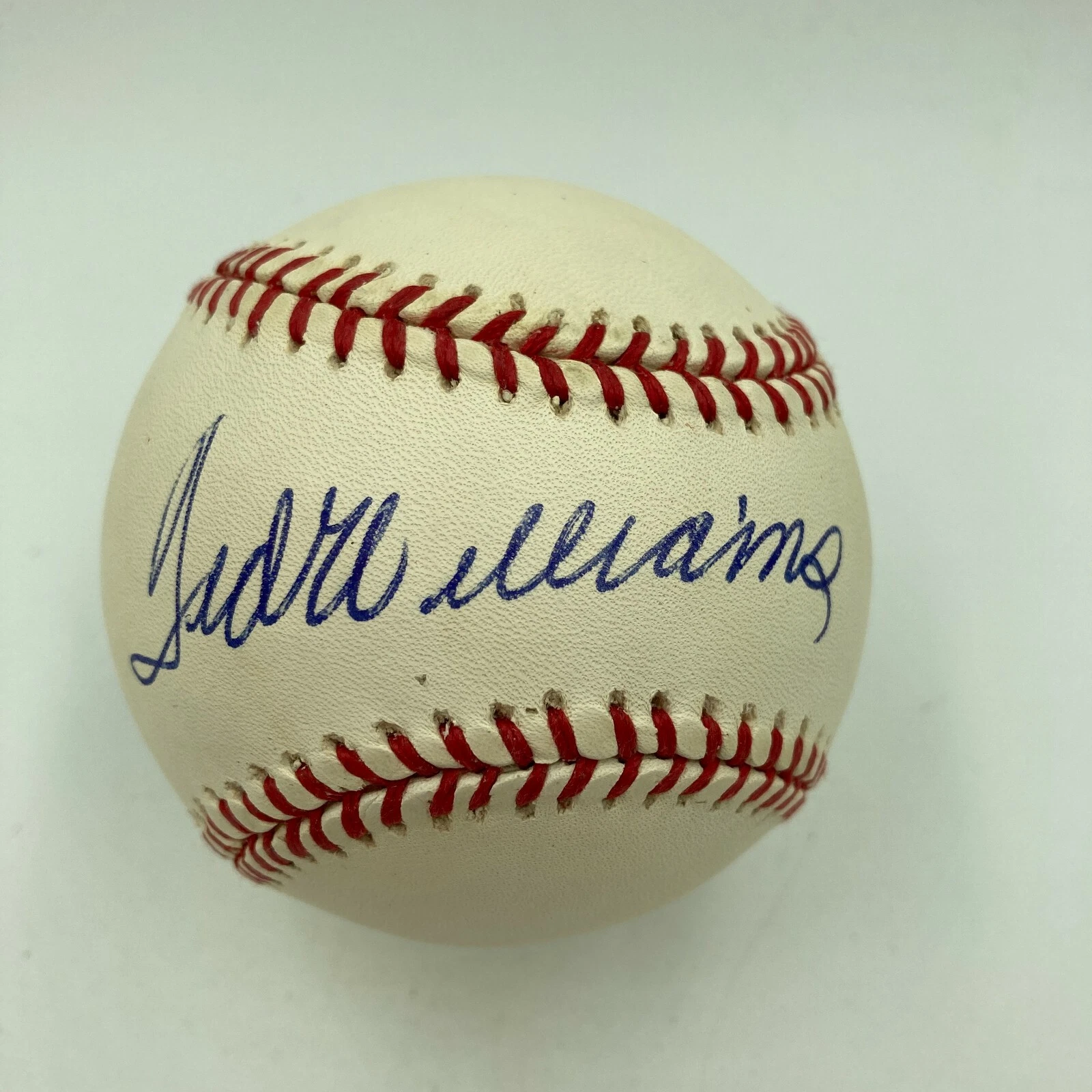Stunning Ted Williams Single Signed American League Baseball JSA Graded MINT 9