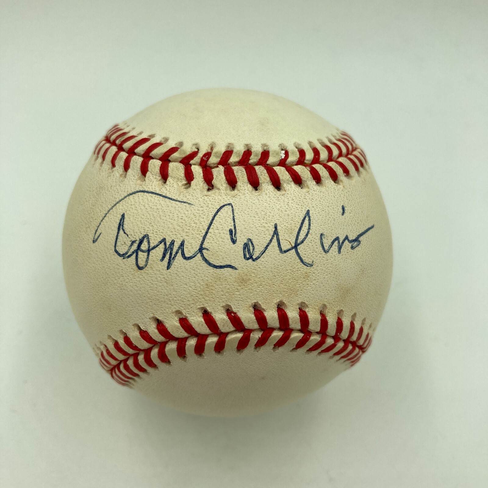 Tom Collins Milwaukee Brewers Broadcaster (Dec.) Signed Autographed Baseball