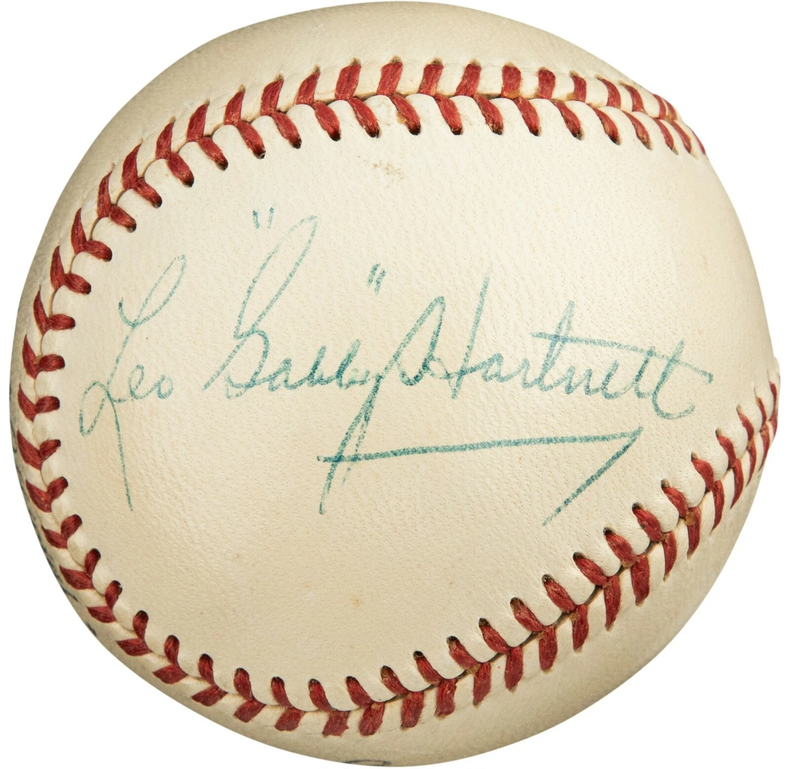 Beautiful Gabby Hartnett Single Signed National League Baseball PSA DNA COA