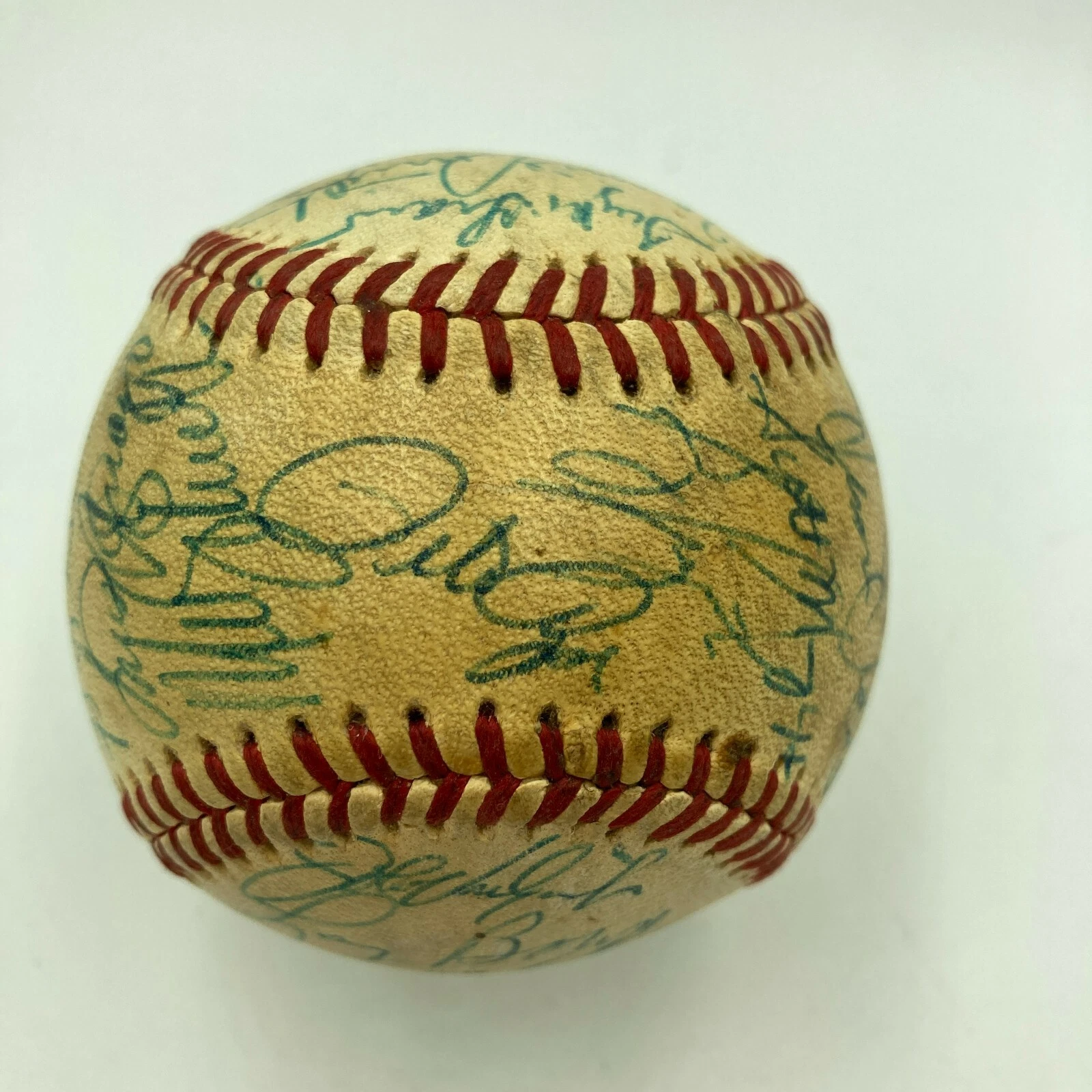 1980 Philadelphia Phillies World Series Champs Team Signed Game Baseball JSA