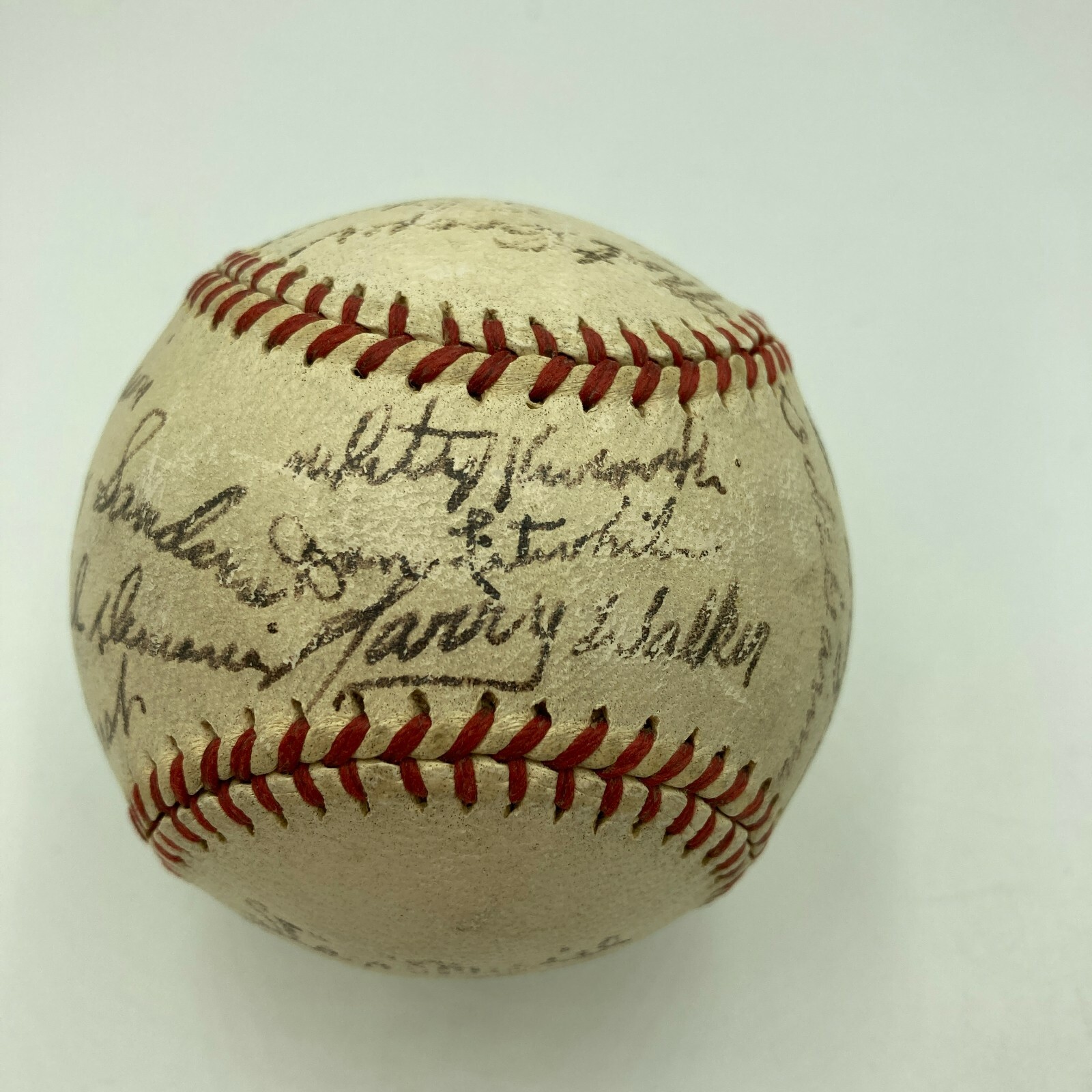 1943 ST. LOUIS CARDINALS TEAM SIGNED NATIONAL LEAGUE BASEBALL STAN MUSIAL JSA COLLECTIBLE MEMORABILIA