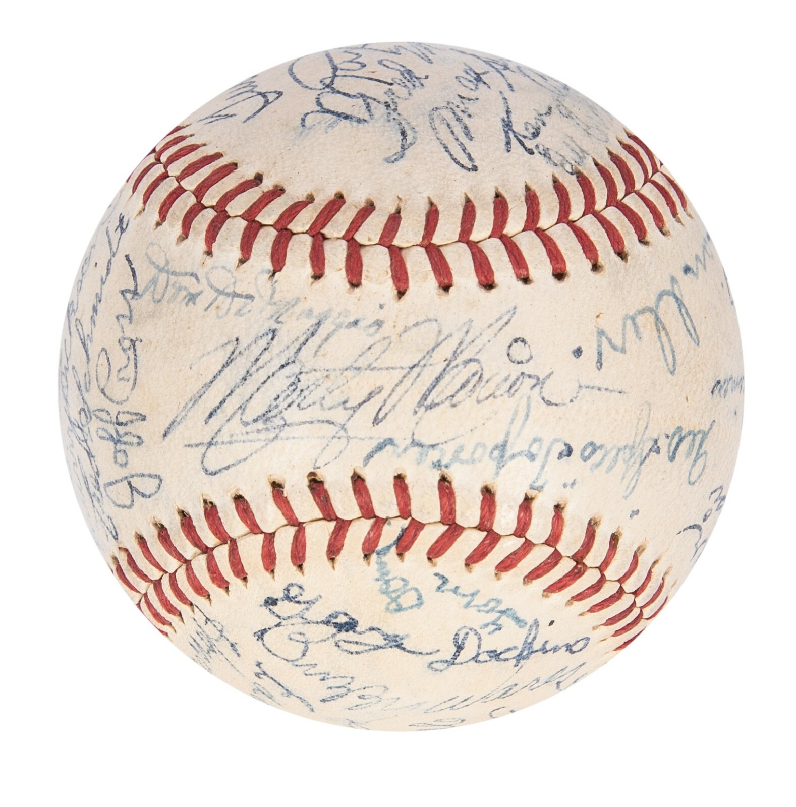 1946 WORLD SERIES ST. LOUIS CARDINALS VS BOSTON RED SOX SIGNED BASEBALL JSA COA COLLECTIBLE MEMORABILIA