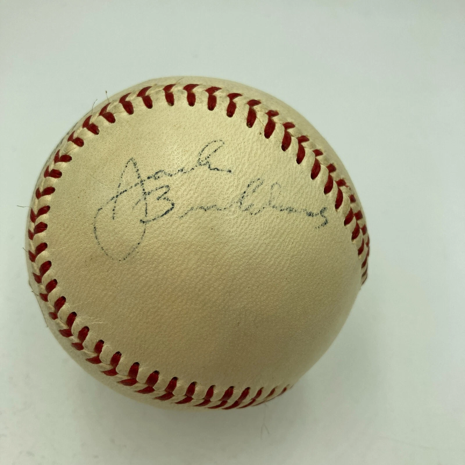 Jack Brickhouse Signed Vintage 1950's National League Giles Baseball JSA COA