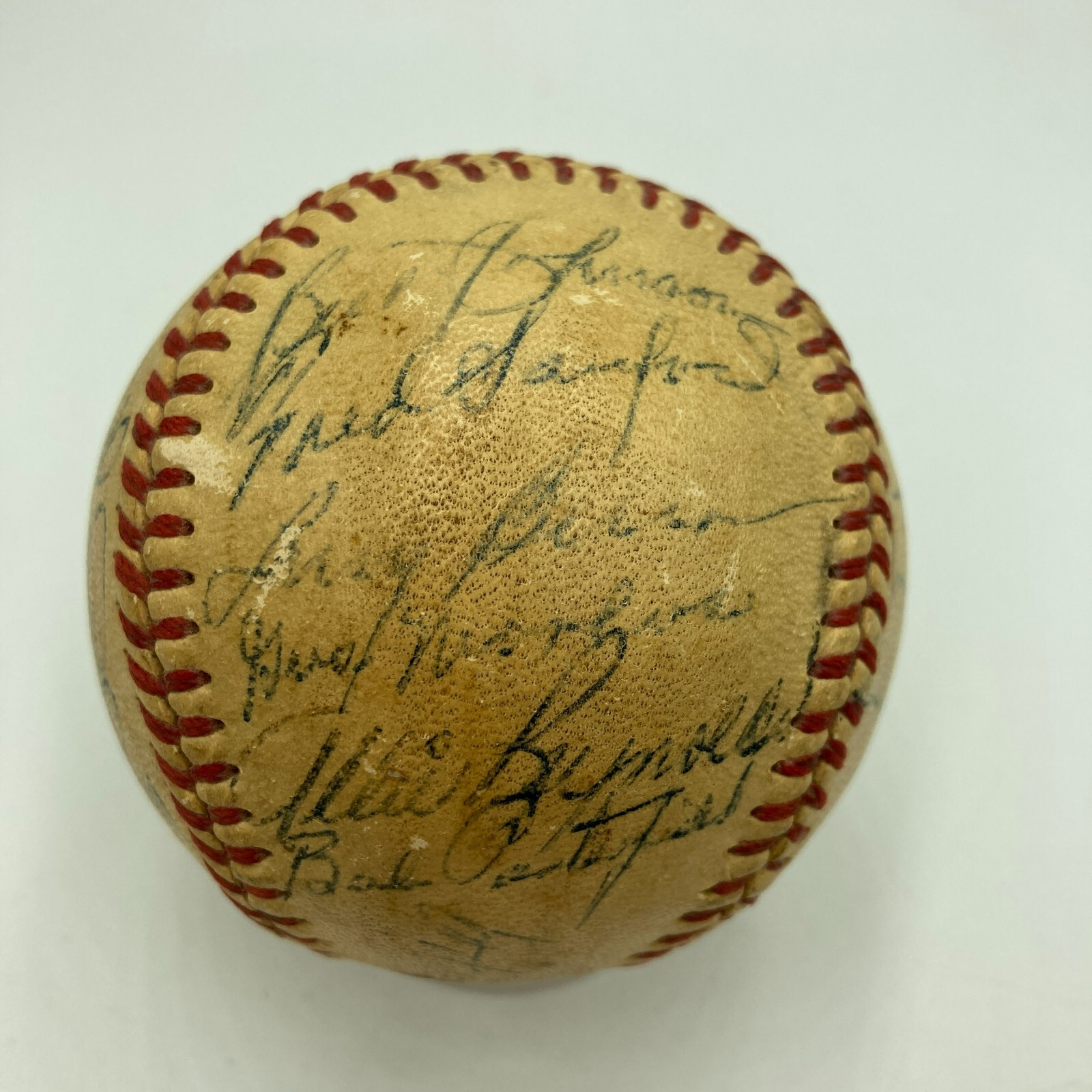 1949 NEW YORK YANKEES WORLD SERIES CHAMPS TEAM SIGNED BASEBALL JSA COA COLLECTIBLE MEMORABILIA