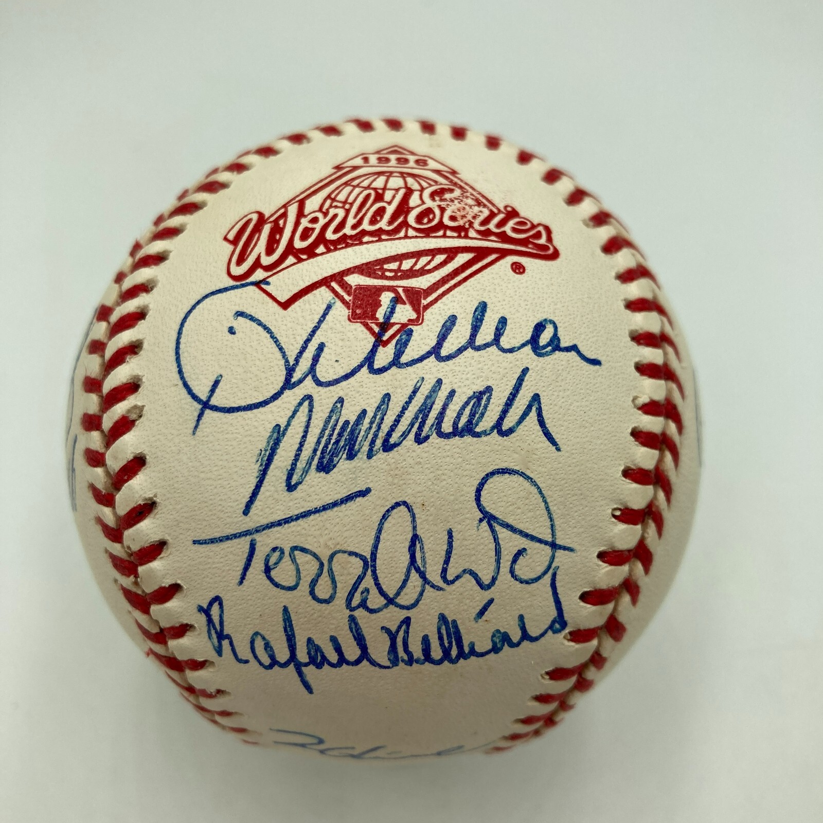 1996 Atlanta Braves NL Champs Team Signed Official World Series Baseball JSA COA