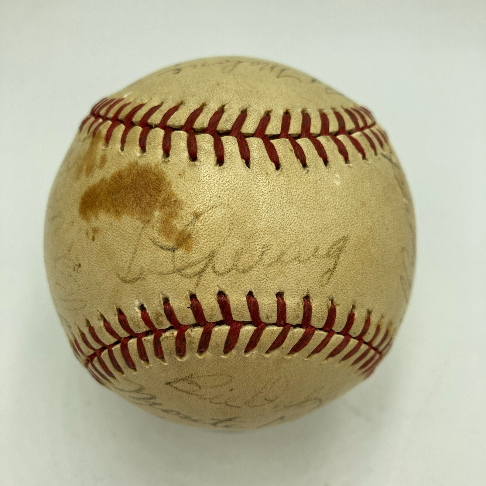 1937 NEW YORK YANKEES WORLD SERIES CHAMPS TEAM SIGNED BASEBALL LOU GEHRIG JSA COLLECTIBLE MEMORABILIA