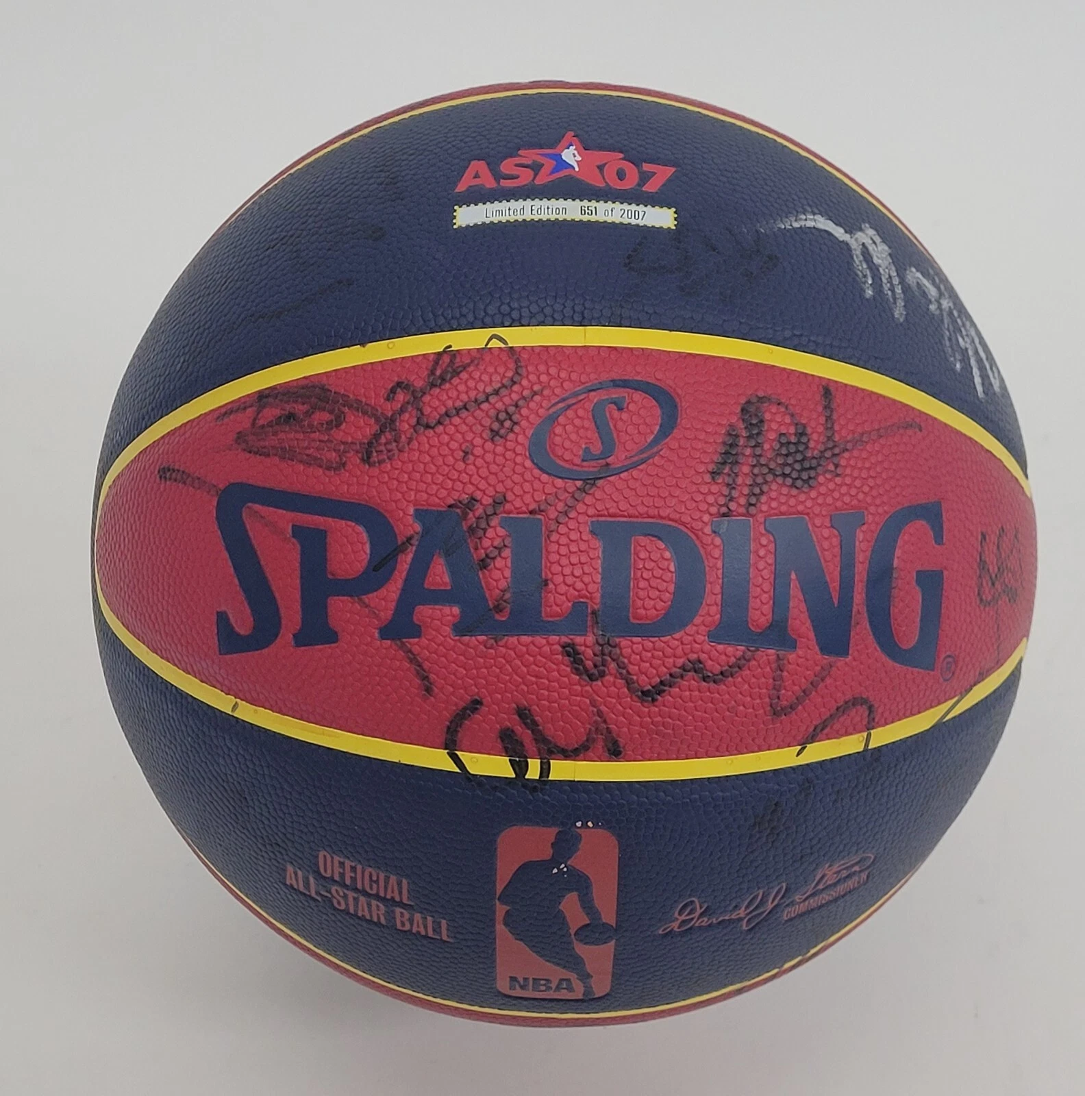 Lebron James 2007 All Star Game Multi Signed Basketball 28 Sigs Beckett COA