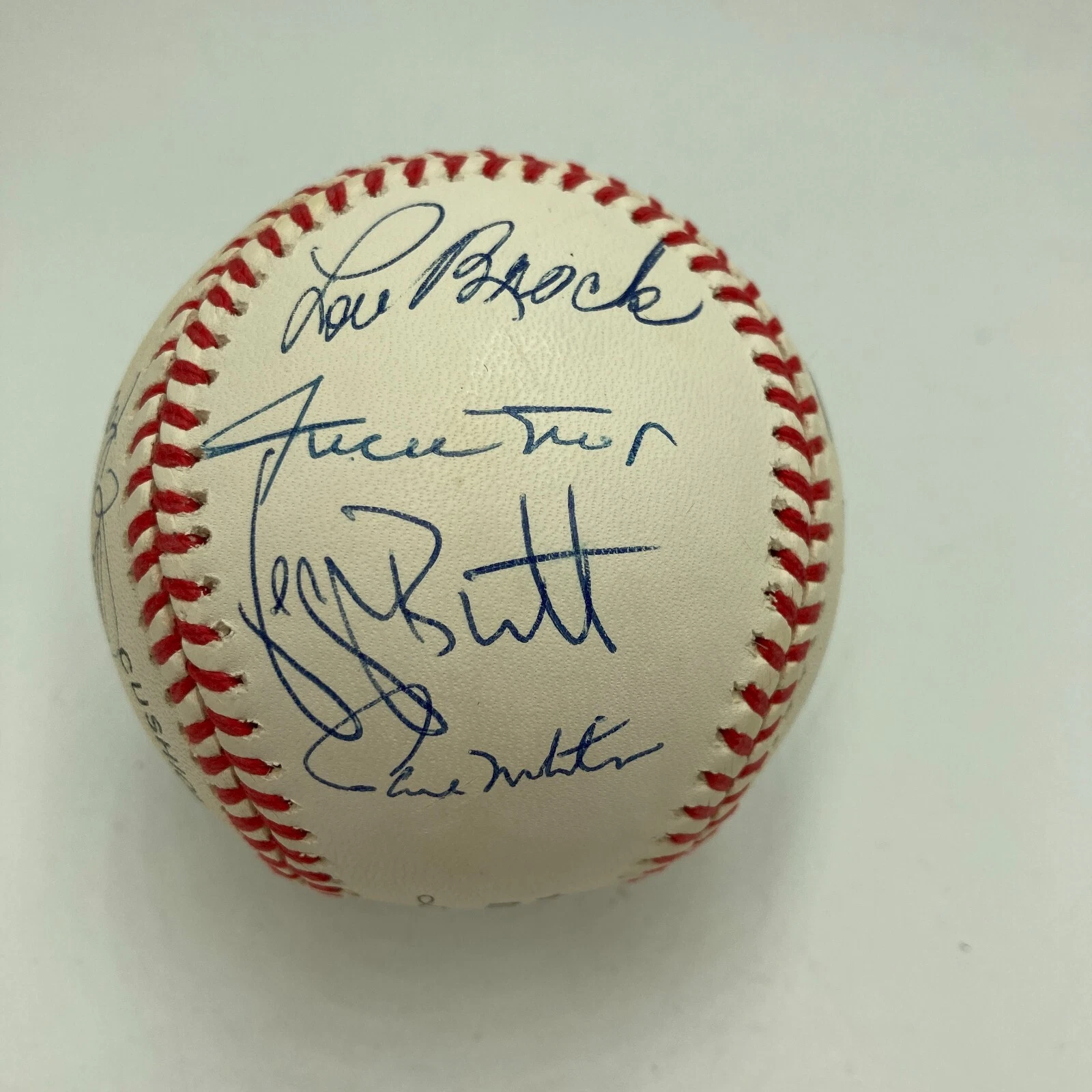 Willie Mays Hank Aaron Stan Musial 3,000 Hit Club Signed Baseball 13 Sig JSA COA