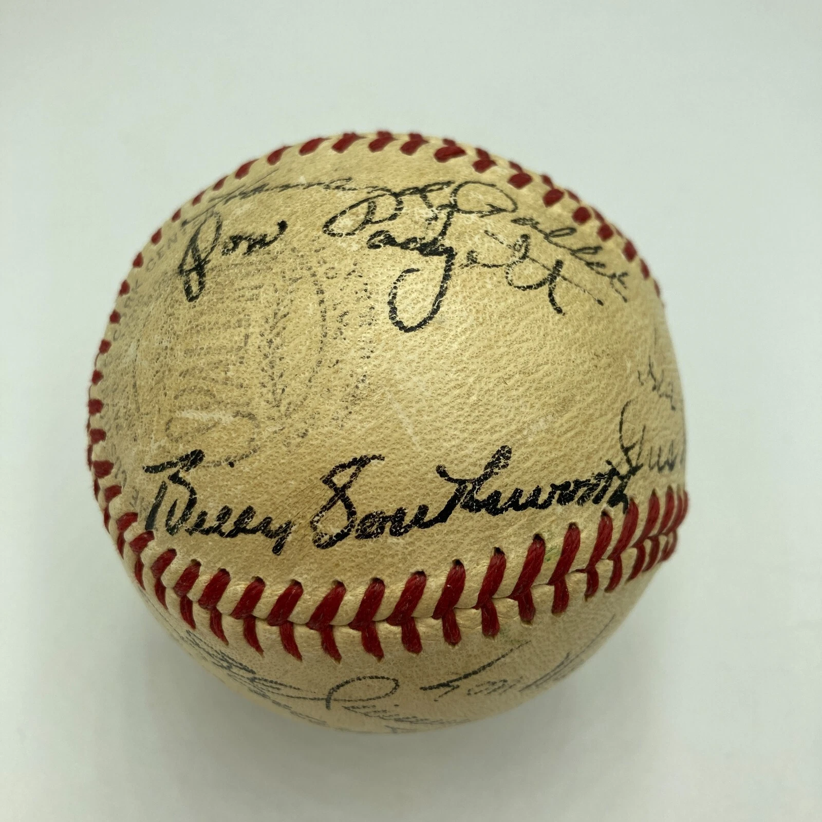 1941 ST. LOUIS CARDINALS TEAM SIGNED NATIONAL LEAGUE BASEBALL BECKETT COA COLLECTIBLE MEMORABILIA