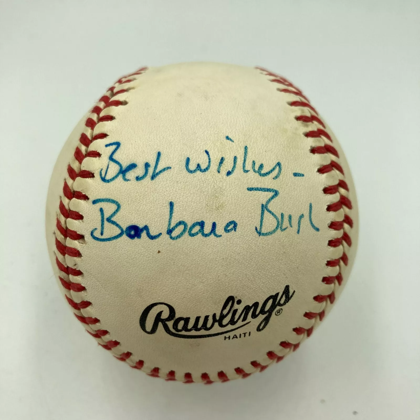 First Lady Barbara Bush Signed National League Baseball PSA DNA Sticker