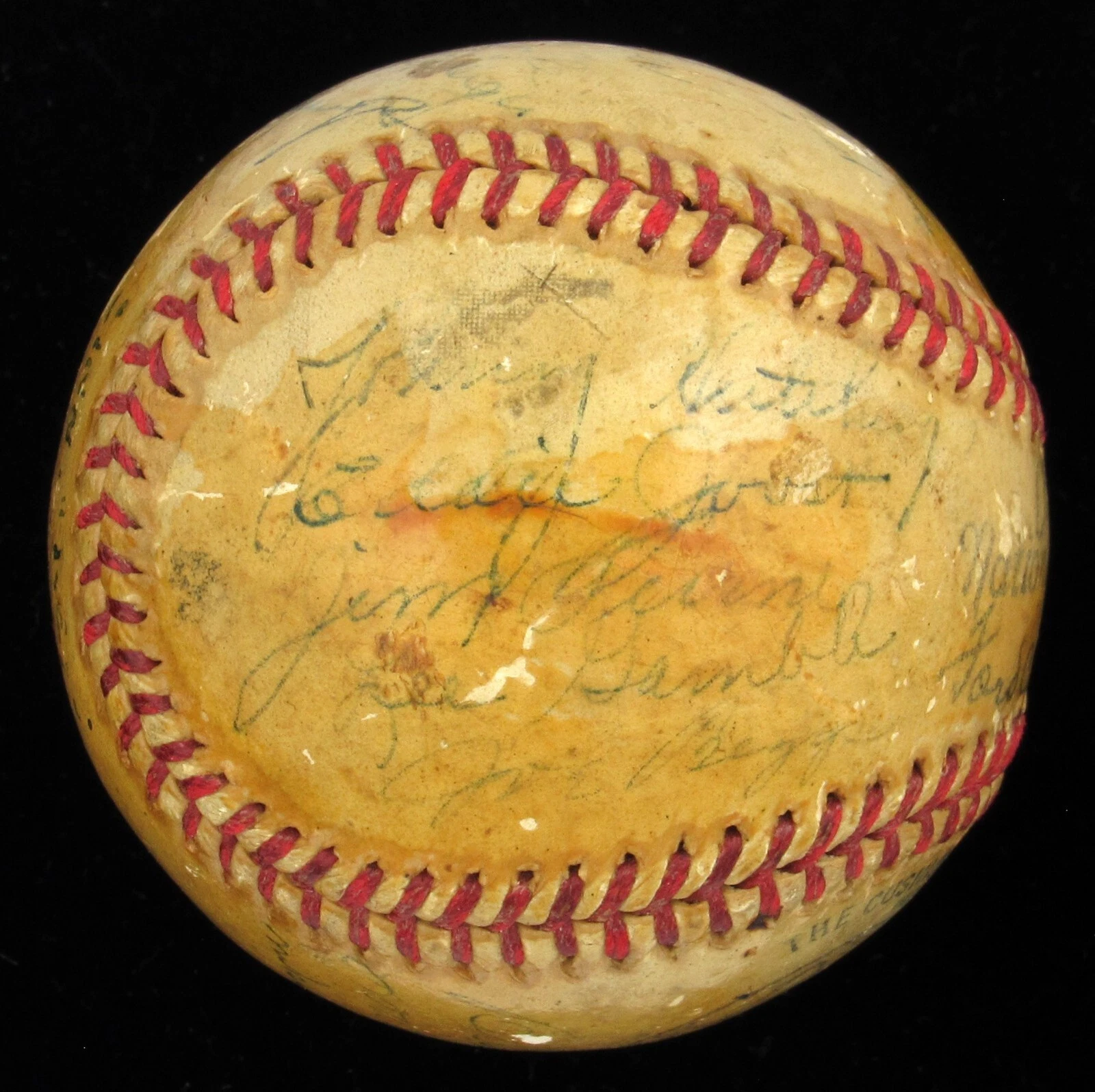 1940 CINCINNATI REDS WORLD SERIES CHAMPS TEAM SIGNED BASEBALL JSA COA COLLECTIBLE MEMORABILIA
