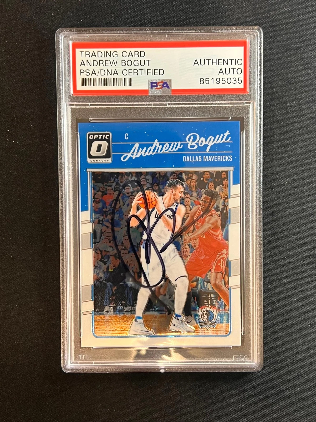 2016-17 Panini Donruss Optic #75 Andrew Bogut Signed Card AUTO PSA Slabbed Warri