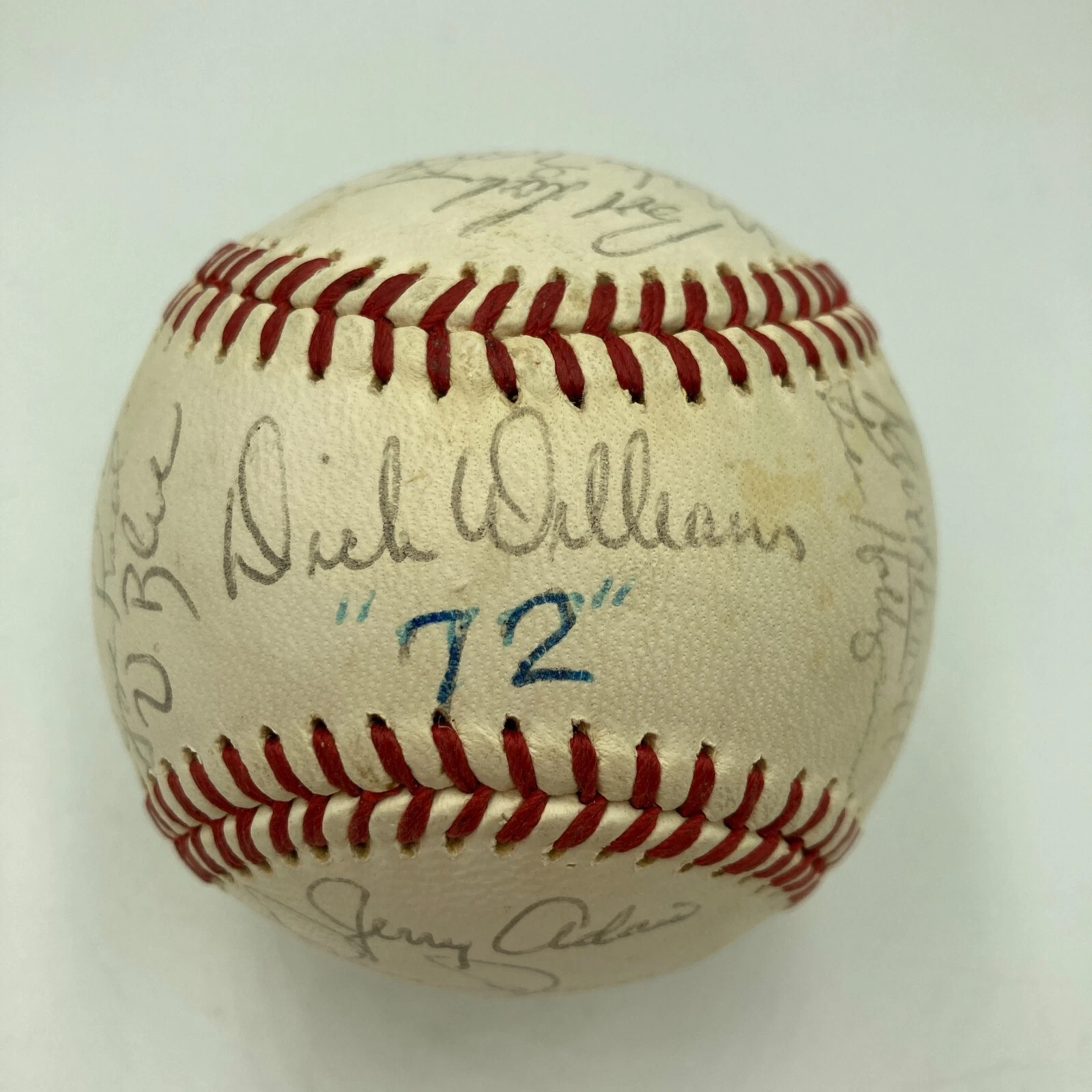1972 Oakland A's Athletics World Series Champs Team Signed Baseball JSA COA