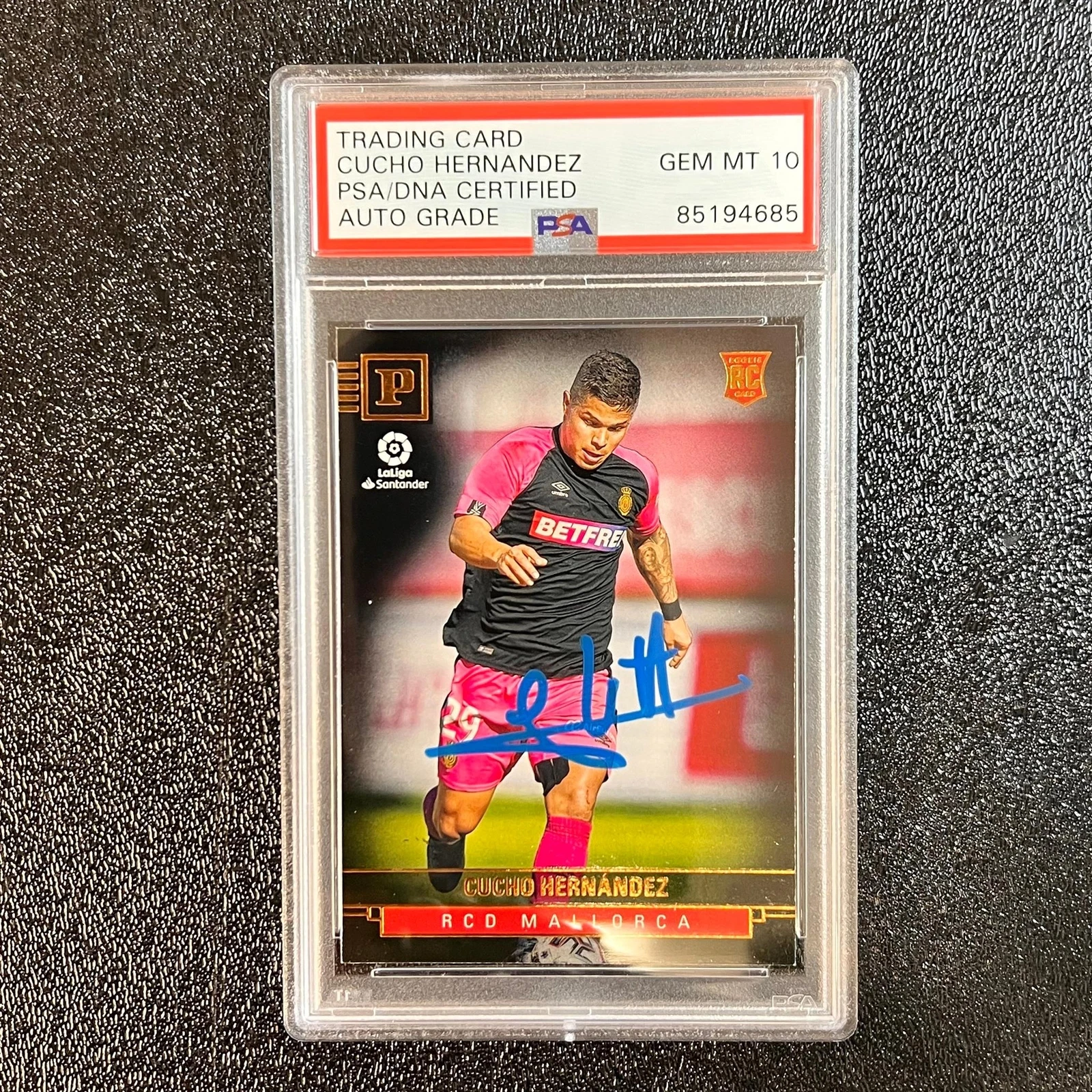 2019-20 Panini Chronicles Soccer #398 Cucho Hernandez Signed Card AUTO 10 PSA/DN