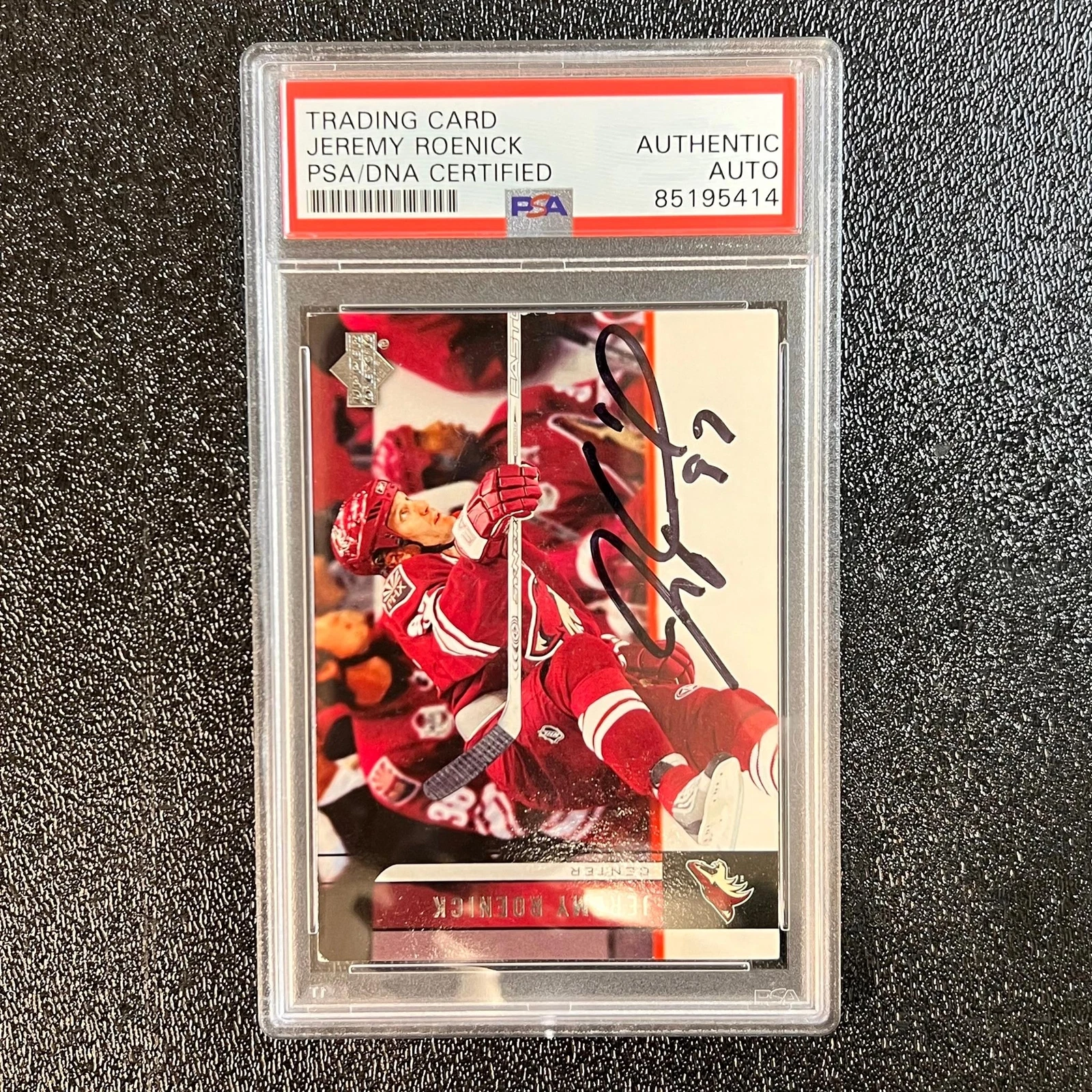 2006-07 Upper Deck #401 Jeremy Roenick Signed Card AUTO PSA slabbed Coyotes