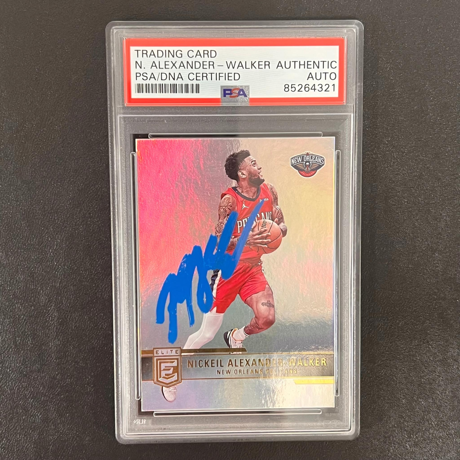 2021-22 Donruss Elite Basketball #107 Nickeil Alexander-Walker Signed Card AUTO