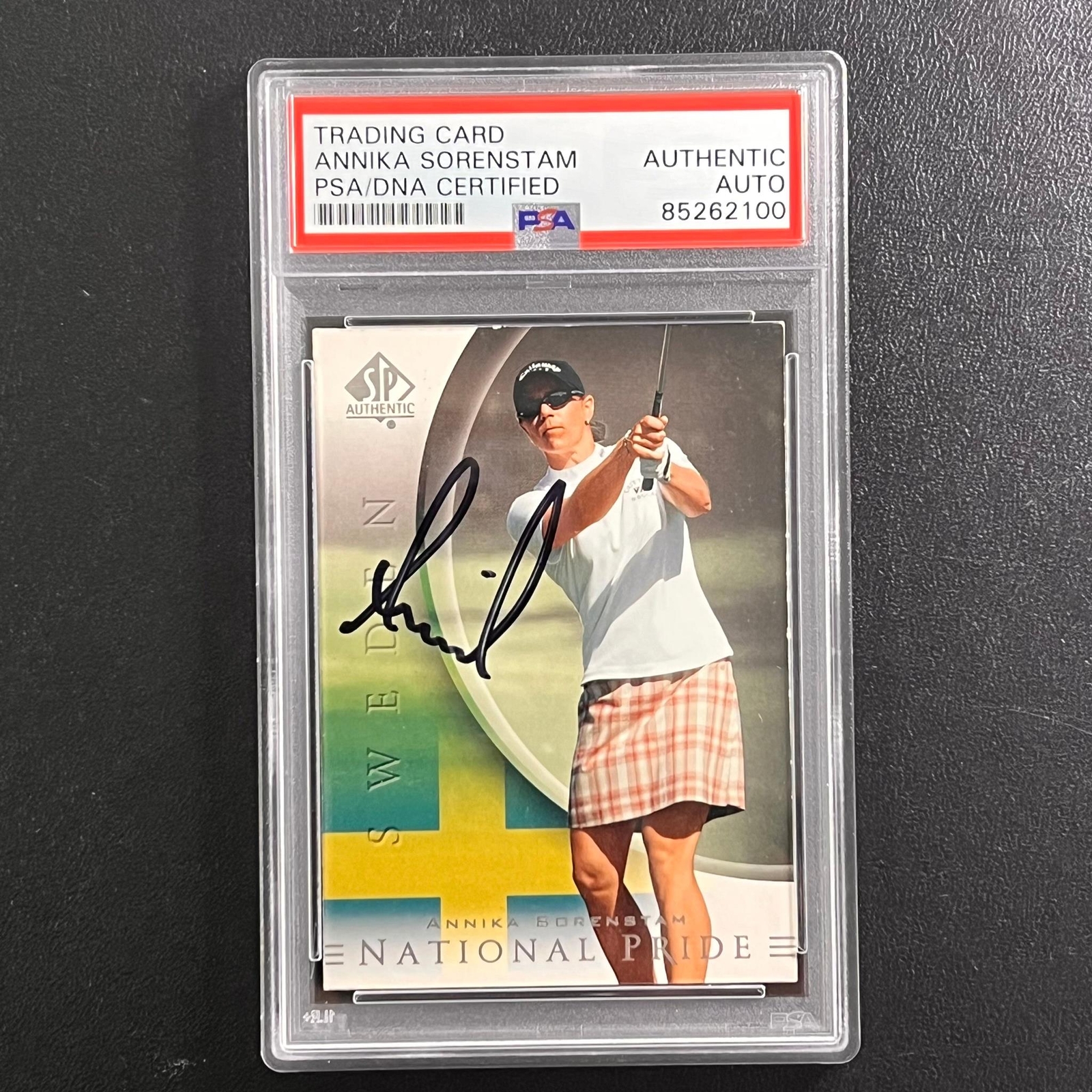 2004 Upper Deck SP Authentic #53 Annika Sorenstam Signed Card AUTO PSA/DNA Autog