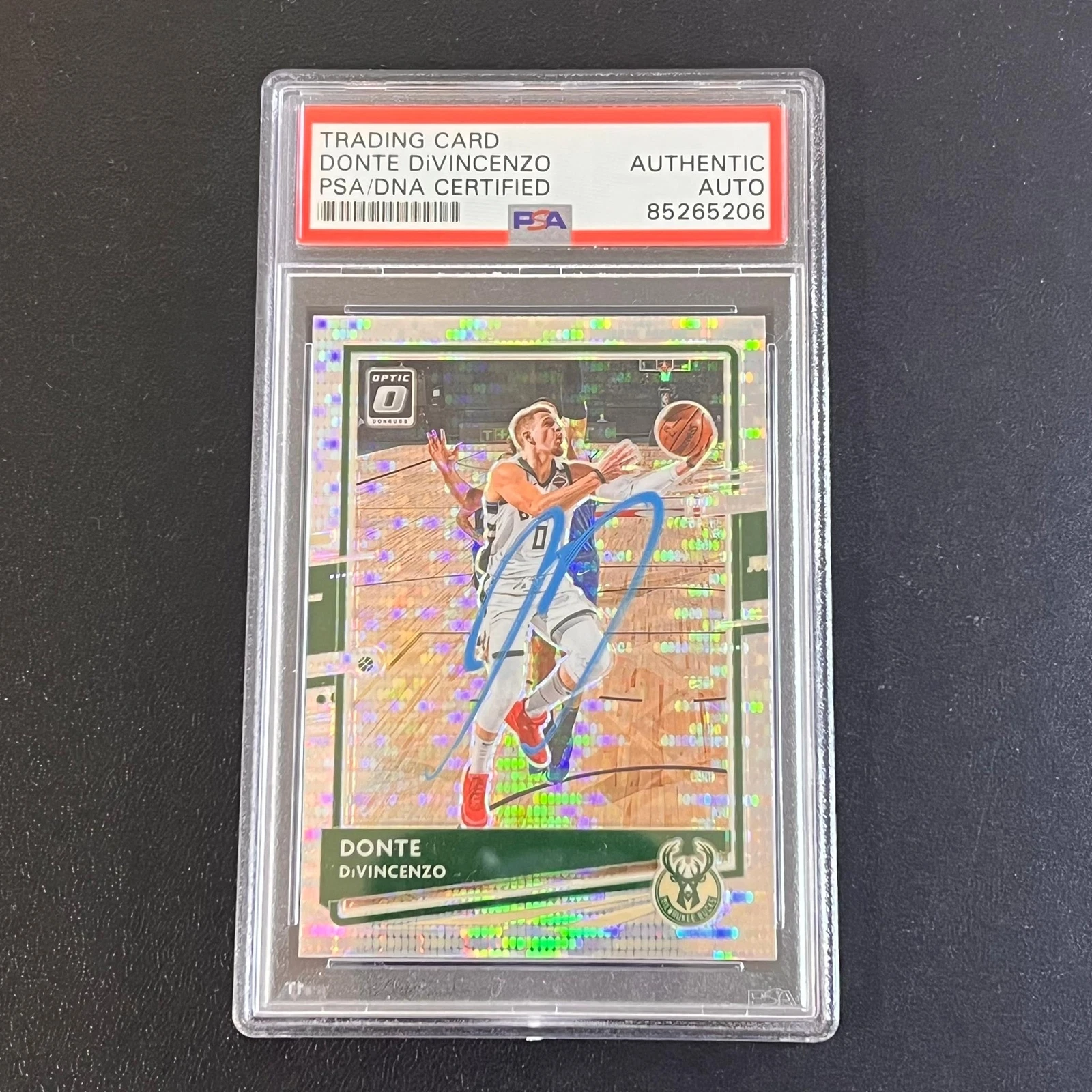 2020-21 Panini Donruss Optic #68 DONTE DIVINCENZO Signed Card AUTO PSA/DNA Slabb