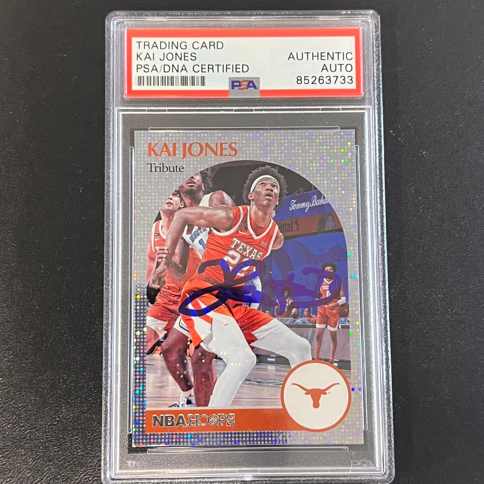 2021 Panini Chronicles Hoops Draft Picks #62 Kai Jones Signed AUTO PSA Slabbed T