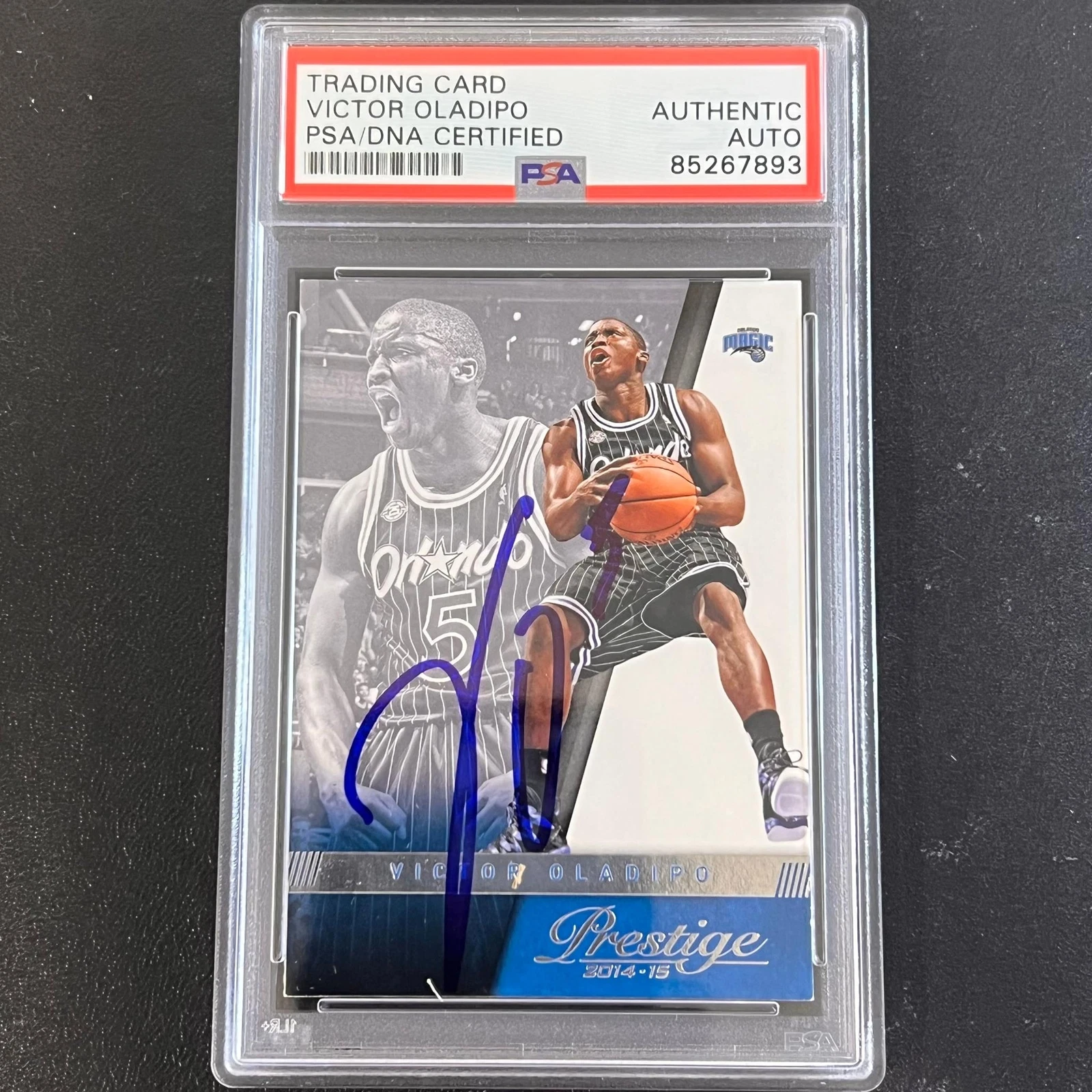 2014-15 Panini Prestige #123 Victor Oladipo Signed Card AUTO PSA/DNA Slabbed Mag