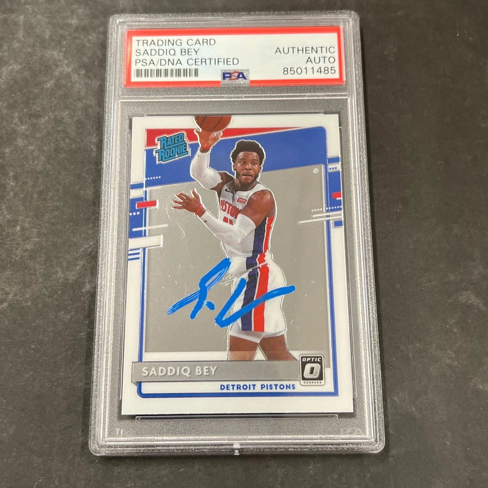 2020-21 Chronicles Classics #169 Saddiq Bey Signed Card AUTO PSA Slabbed RC Pist