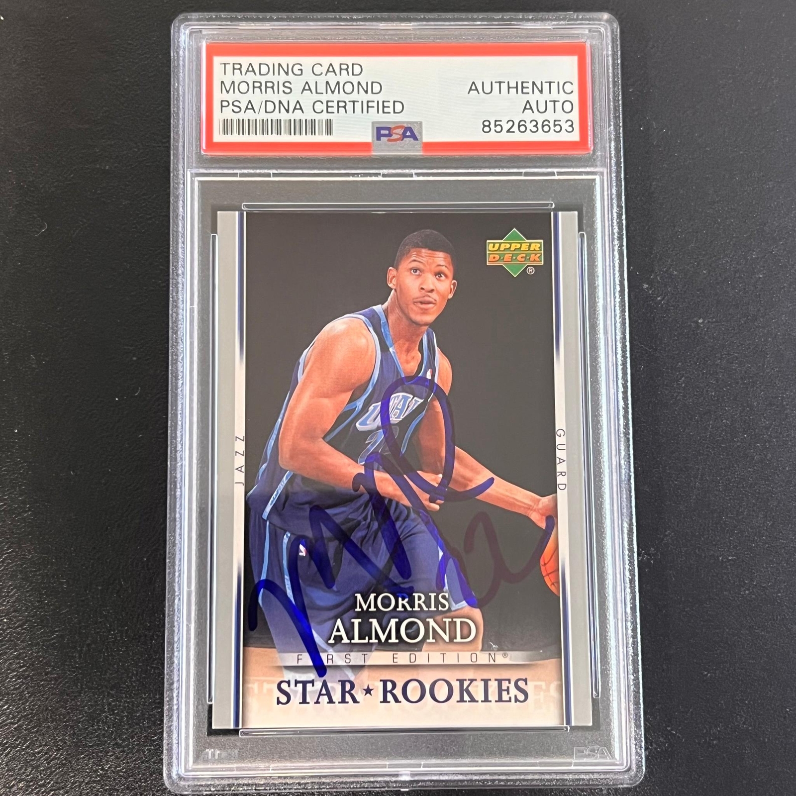 2007-08 Upper Deck First Edition Star Rookies #224 Morris Almond Signed Card AUT