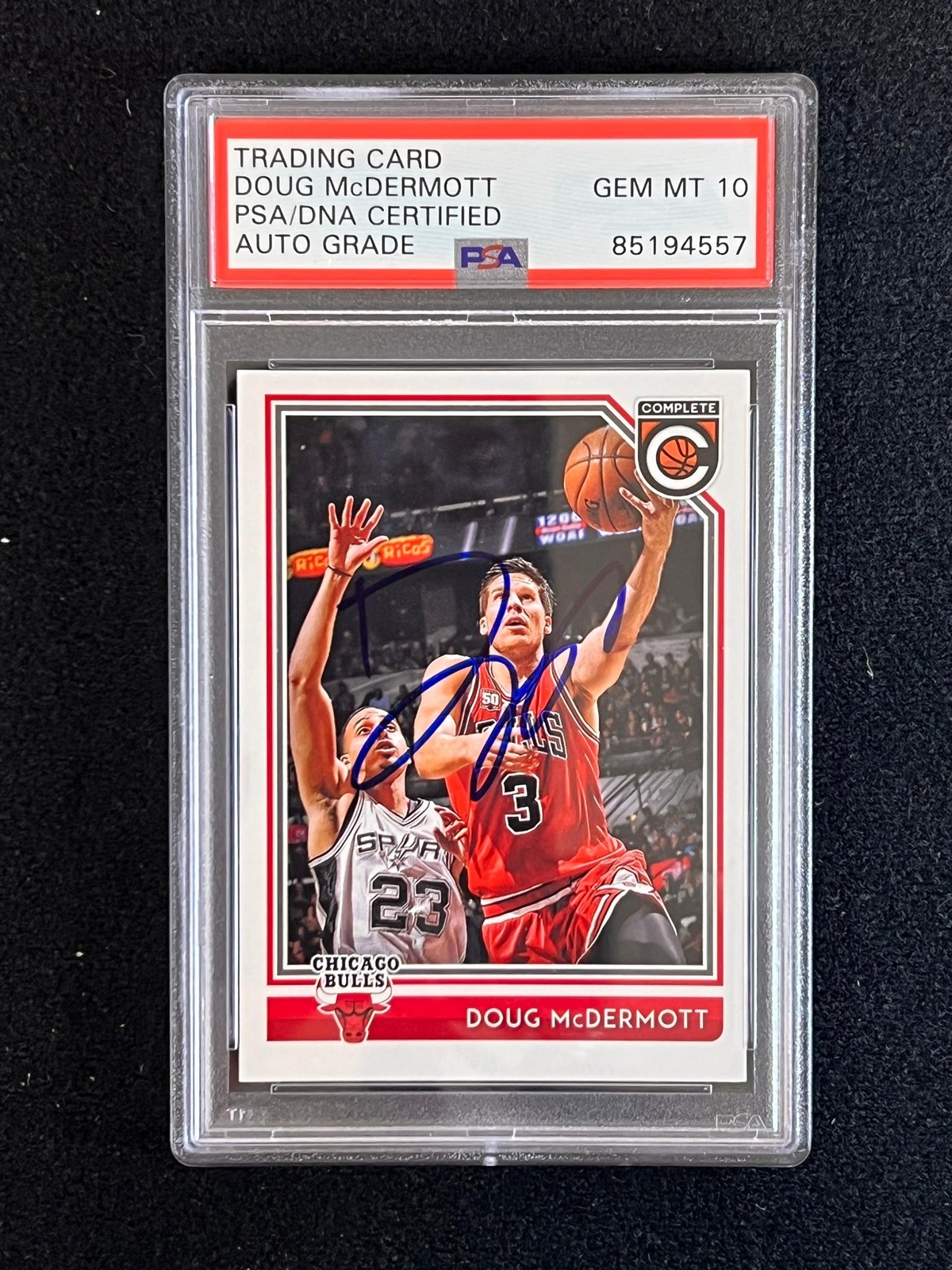 2016-17 Panini Complete Basketball #33 Doug McDermott Signed Card AUTO 10 PSA Sl